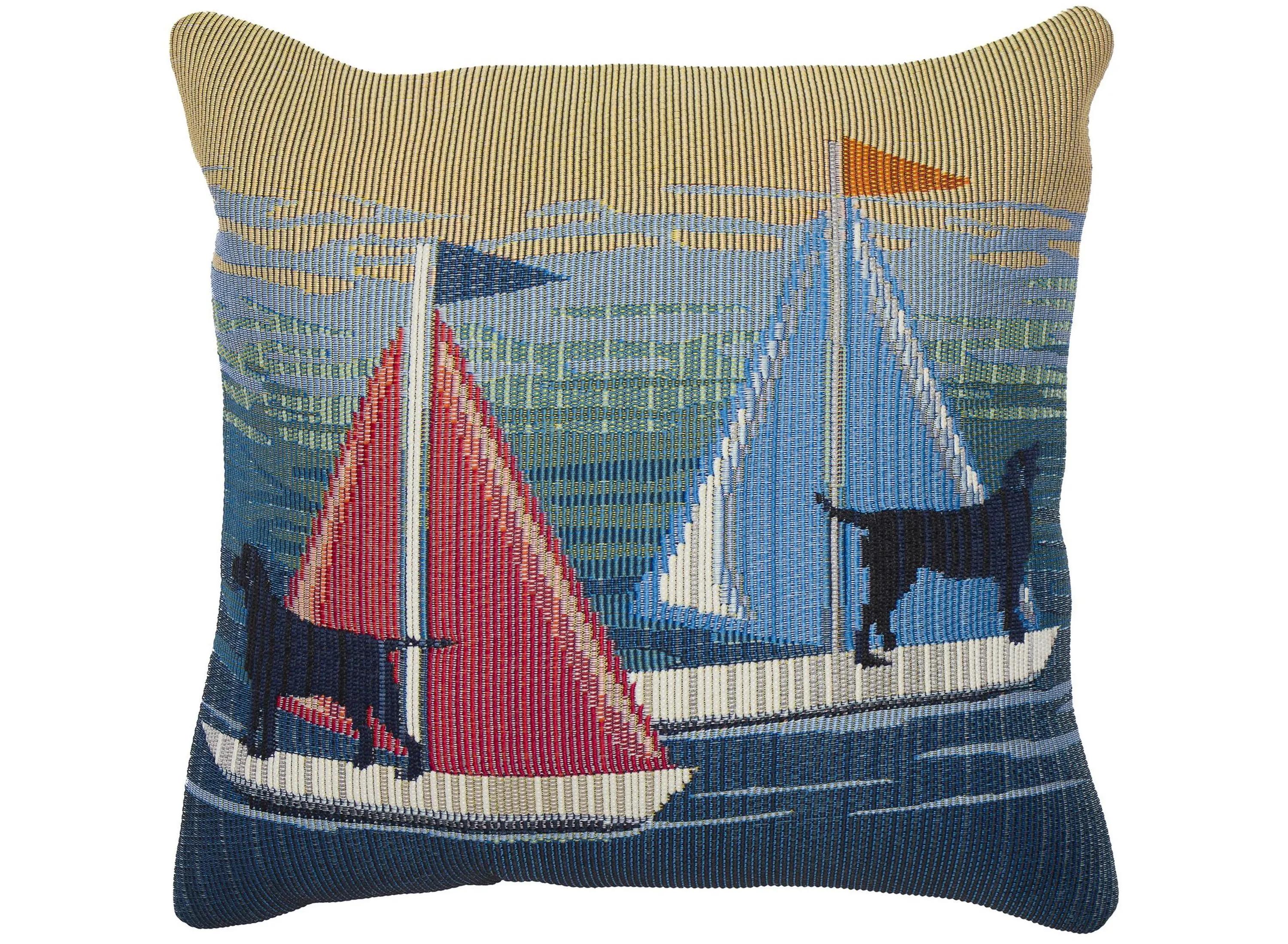Marina See Spot Sail Accent Pillow