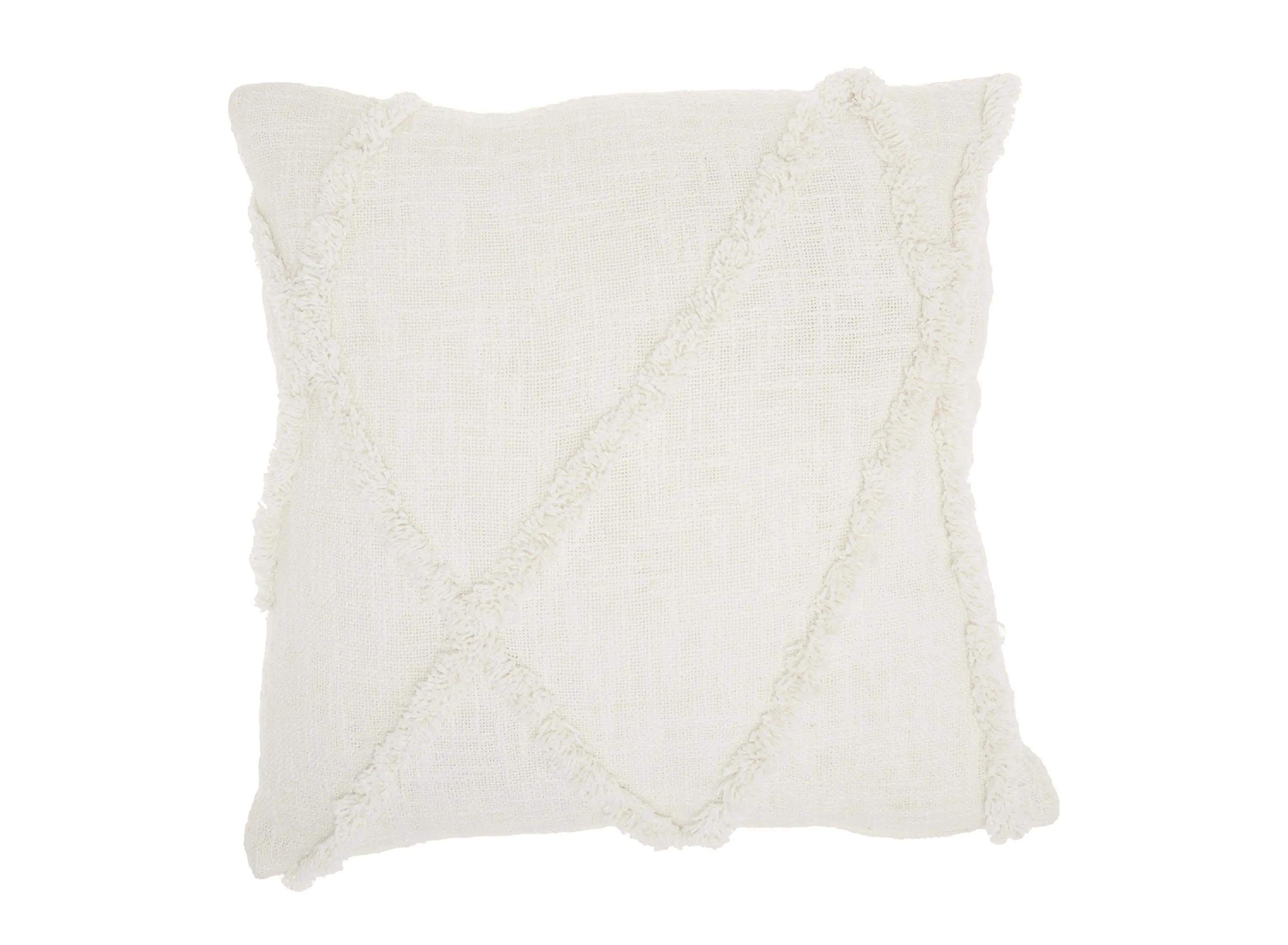 Nourison 18 Distressed Diamond Throw Pillow