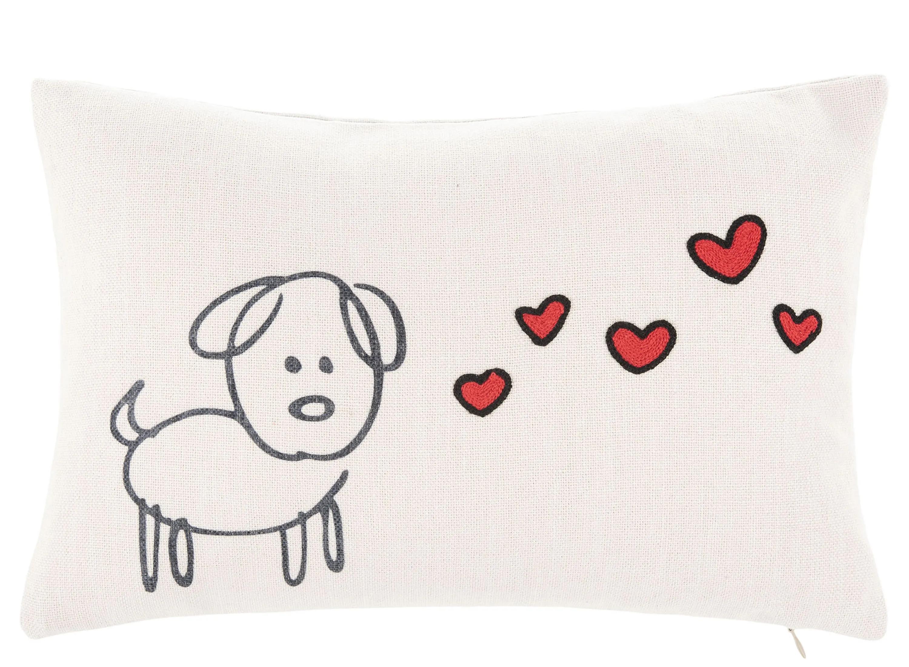 Puppy Love Throw Pillow