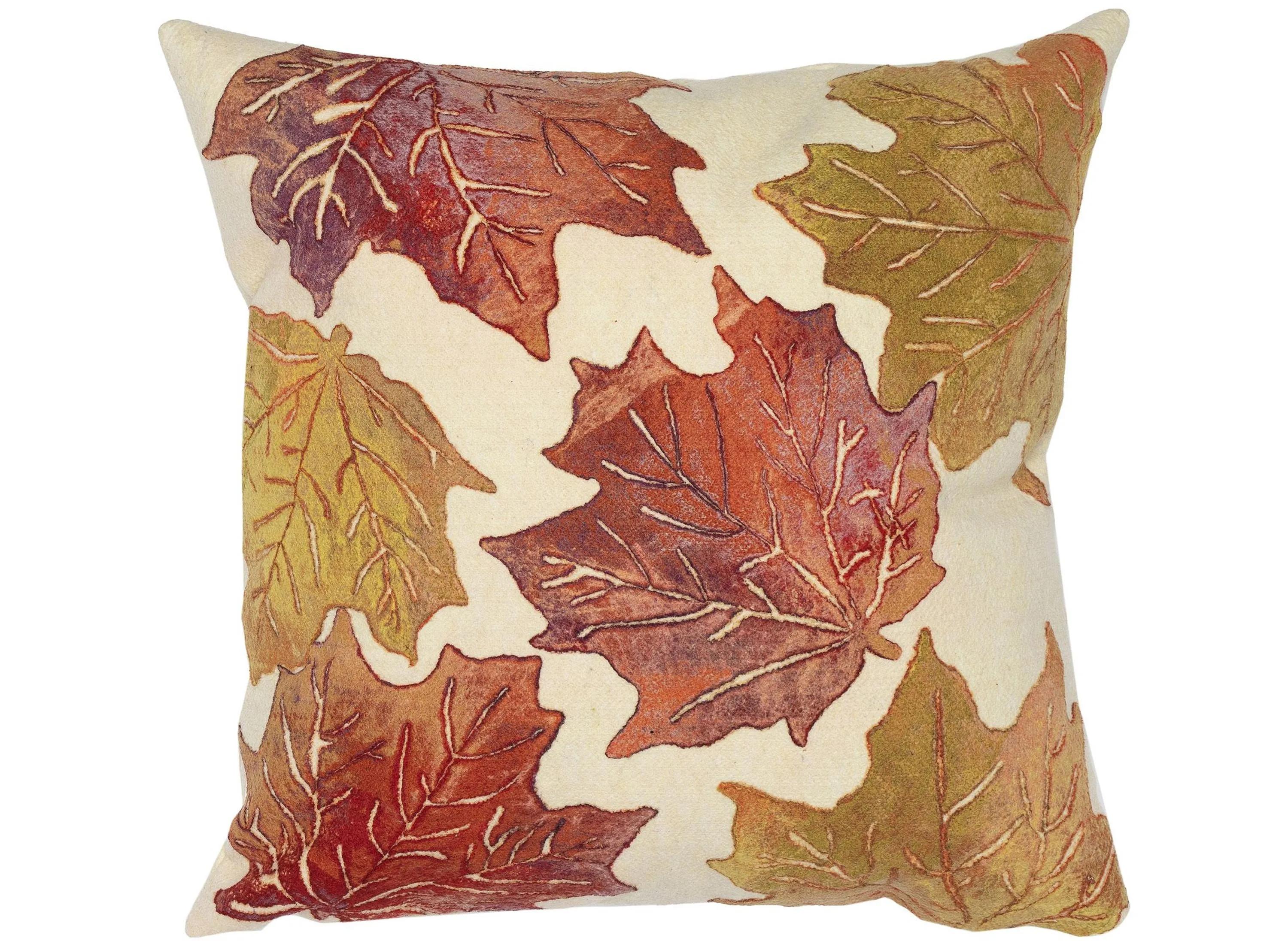 Visions IV Leaf Toss Accent Pillow