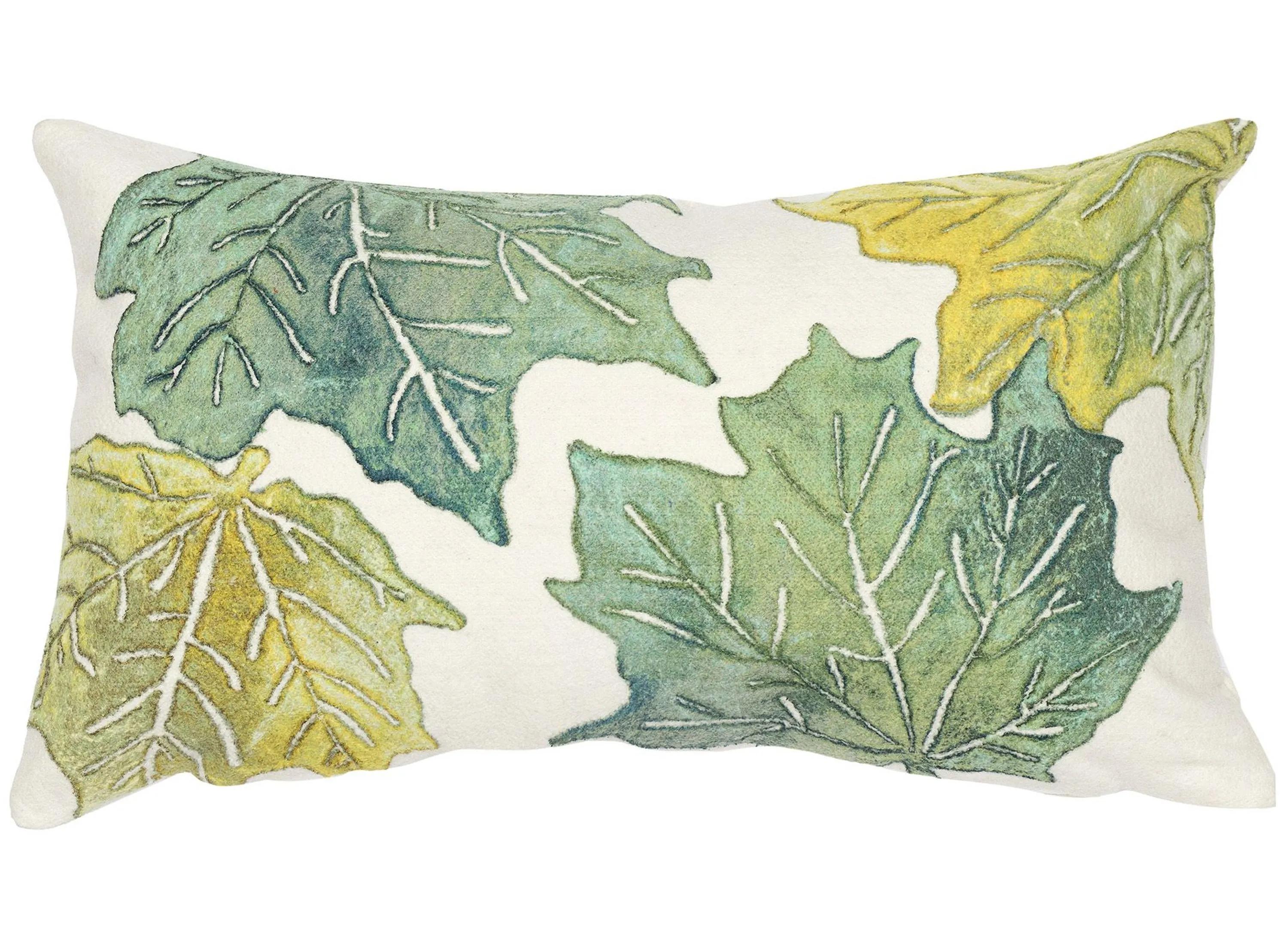 Visions IV Leaf Toss Accent Pillow