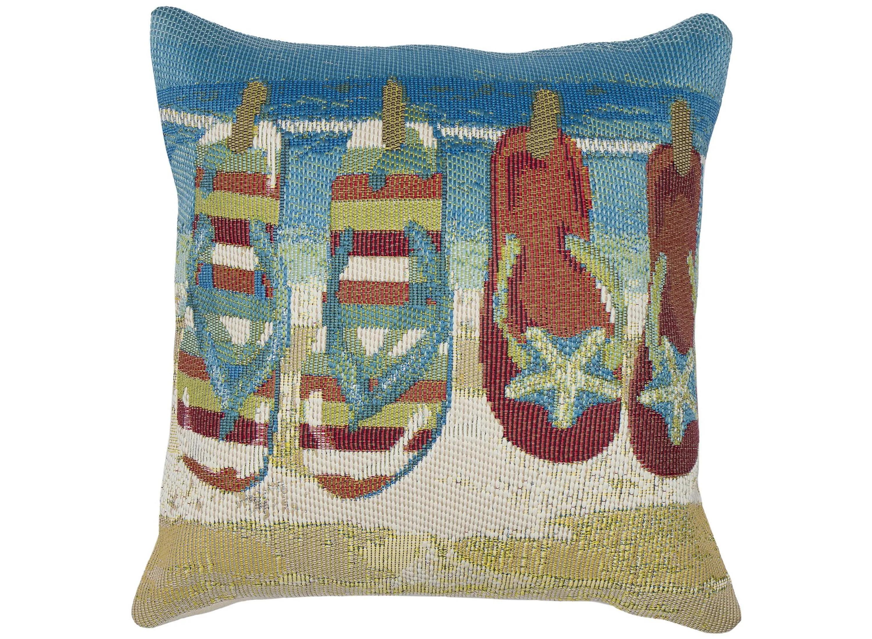 Marina Flip Flops Forever Accent Pillow