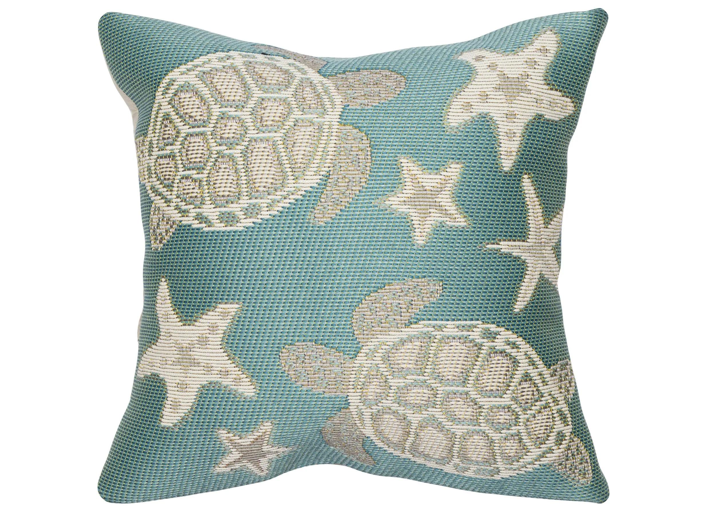 135276040 Marina Turtle And Stars Accent Pillow sku 135276040