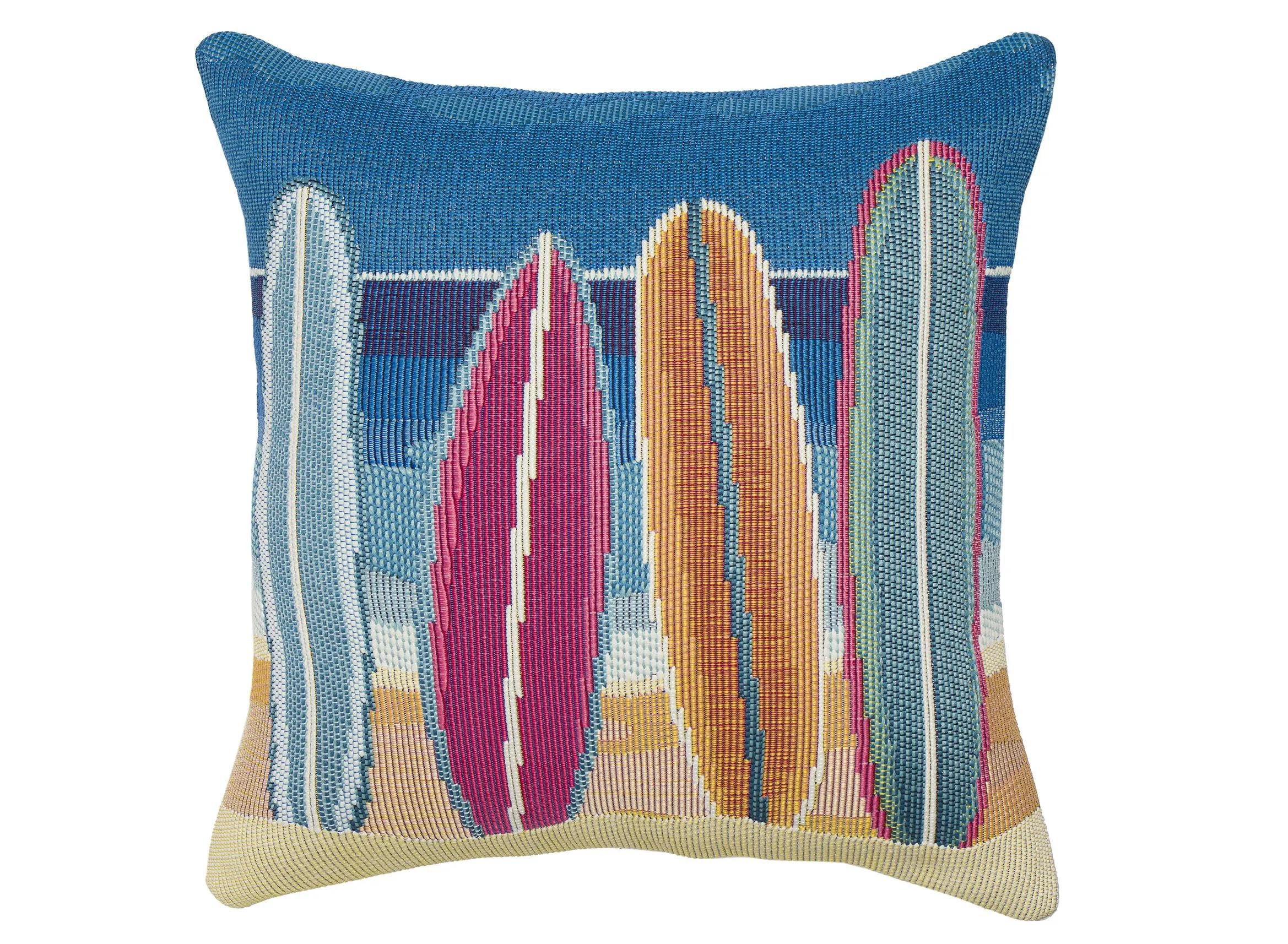 Marina Surf Break Accent Pillow