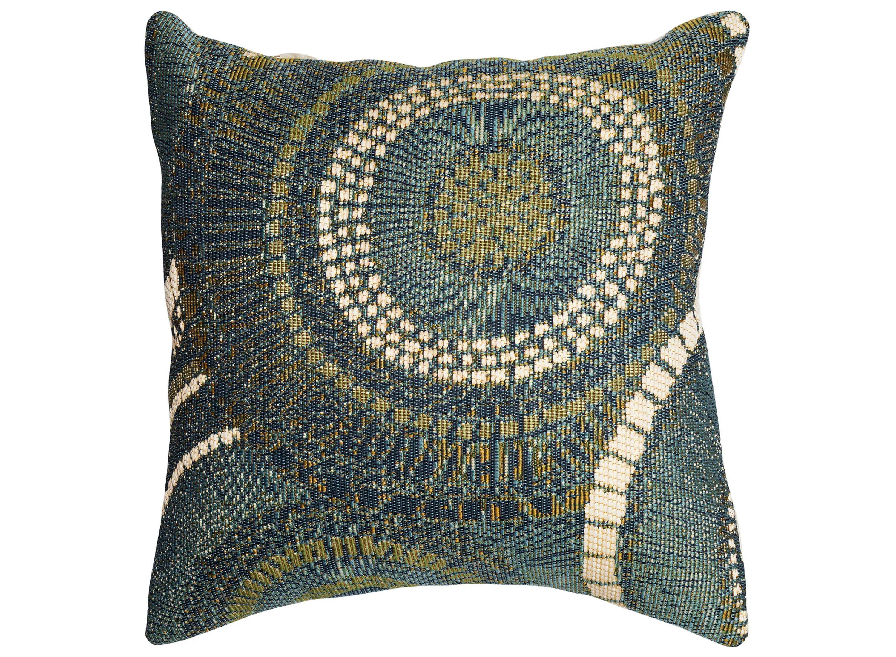 Marina Circles Indoor/Outdoor Pillow