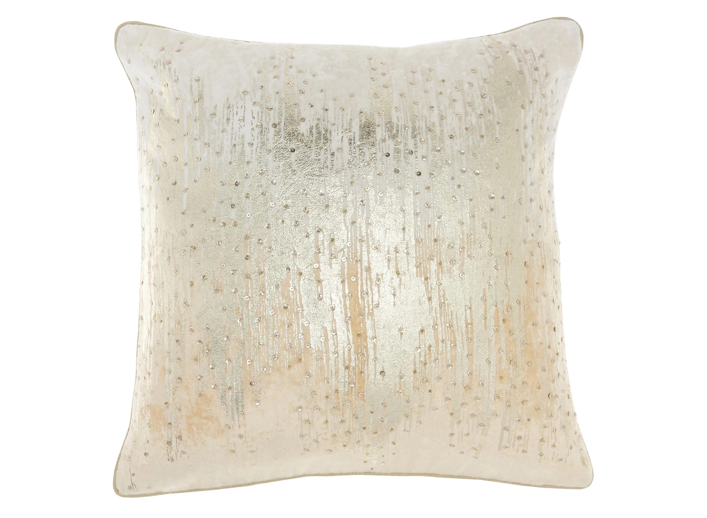 Metallic Throw Pillow
