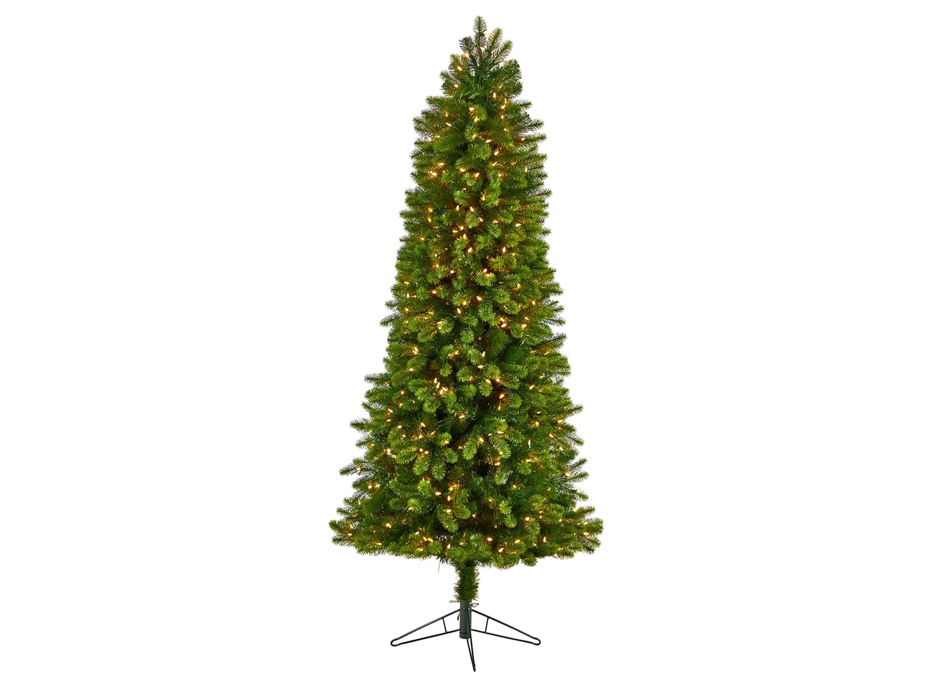 7 Pre-Lit Slim Virginia Spruce Artificial Tree