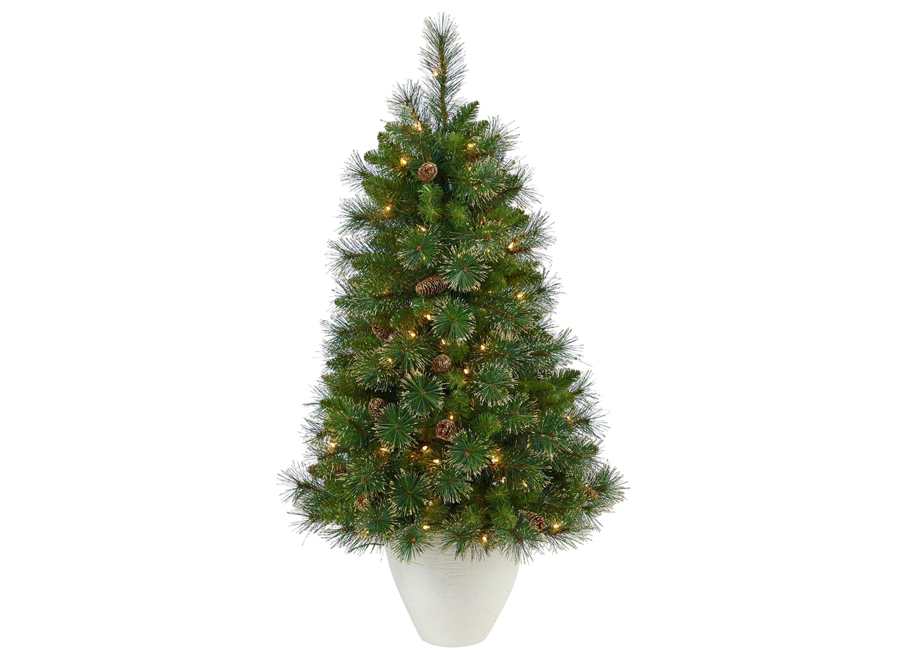 50 Pre-Lit Golden Tip Washington Pine Artificial Tree