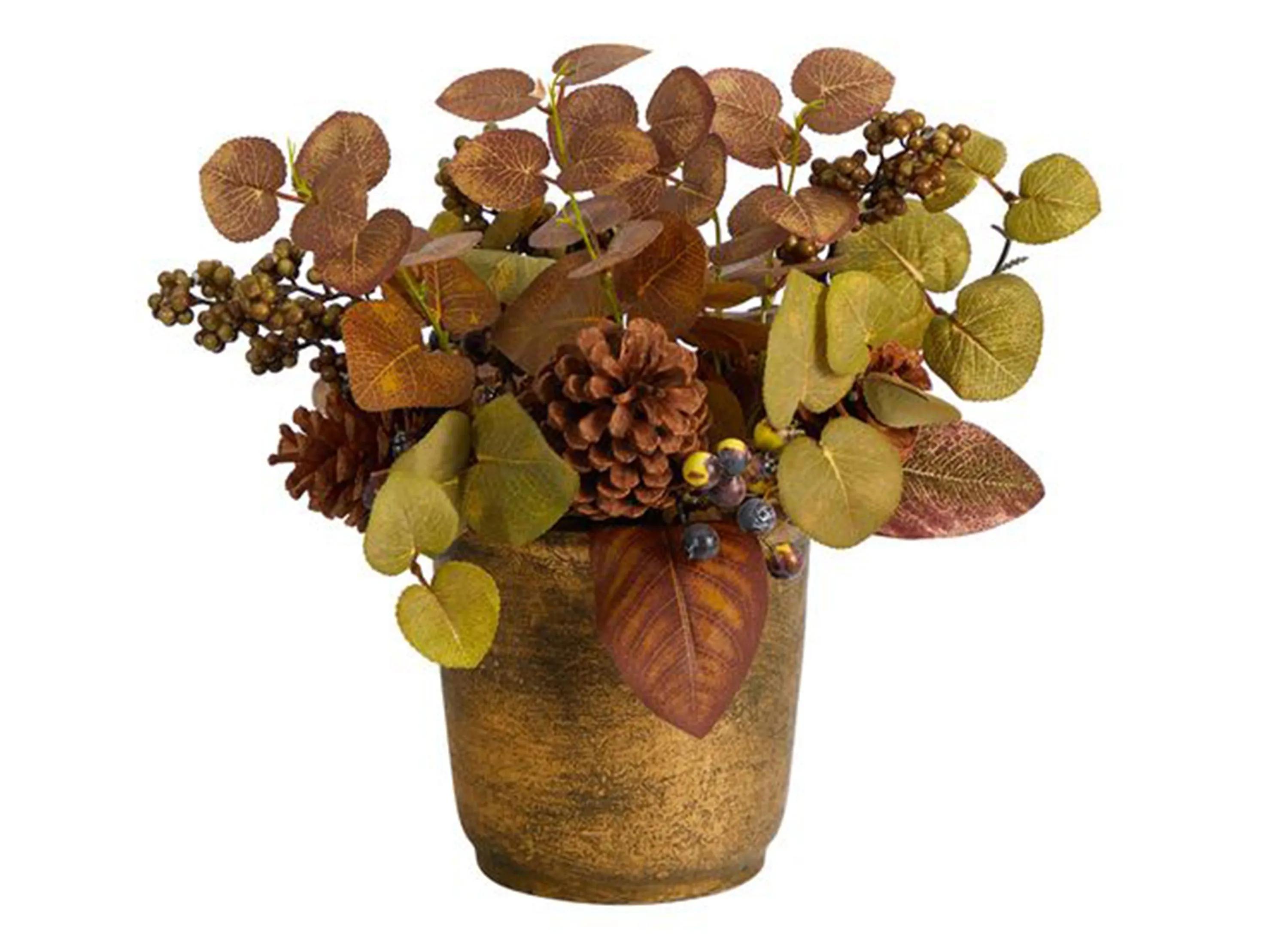 12in. Eucalyptus, Pinecones, and Berries Arrangement