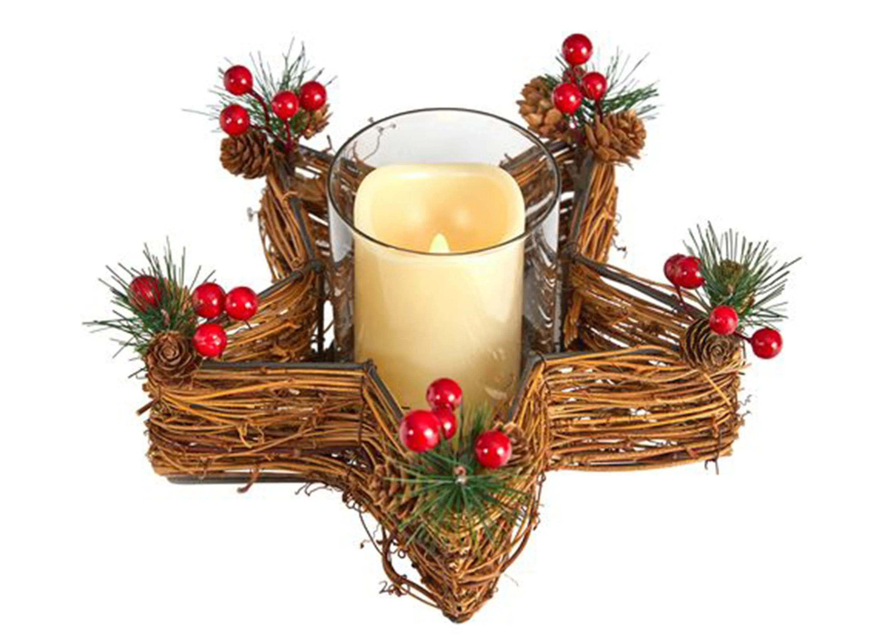 11in. LED Christmas Star Candle Holder