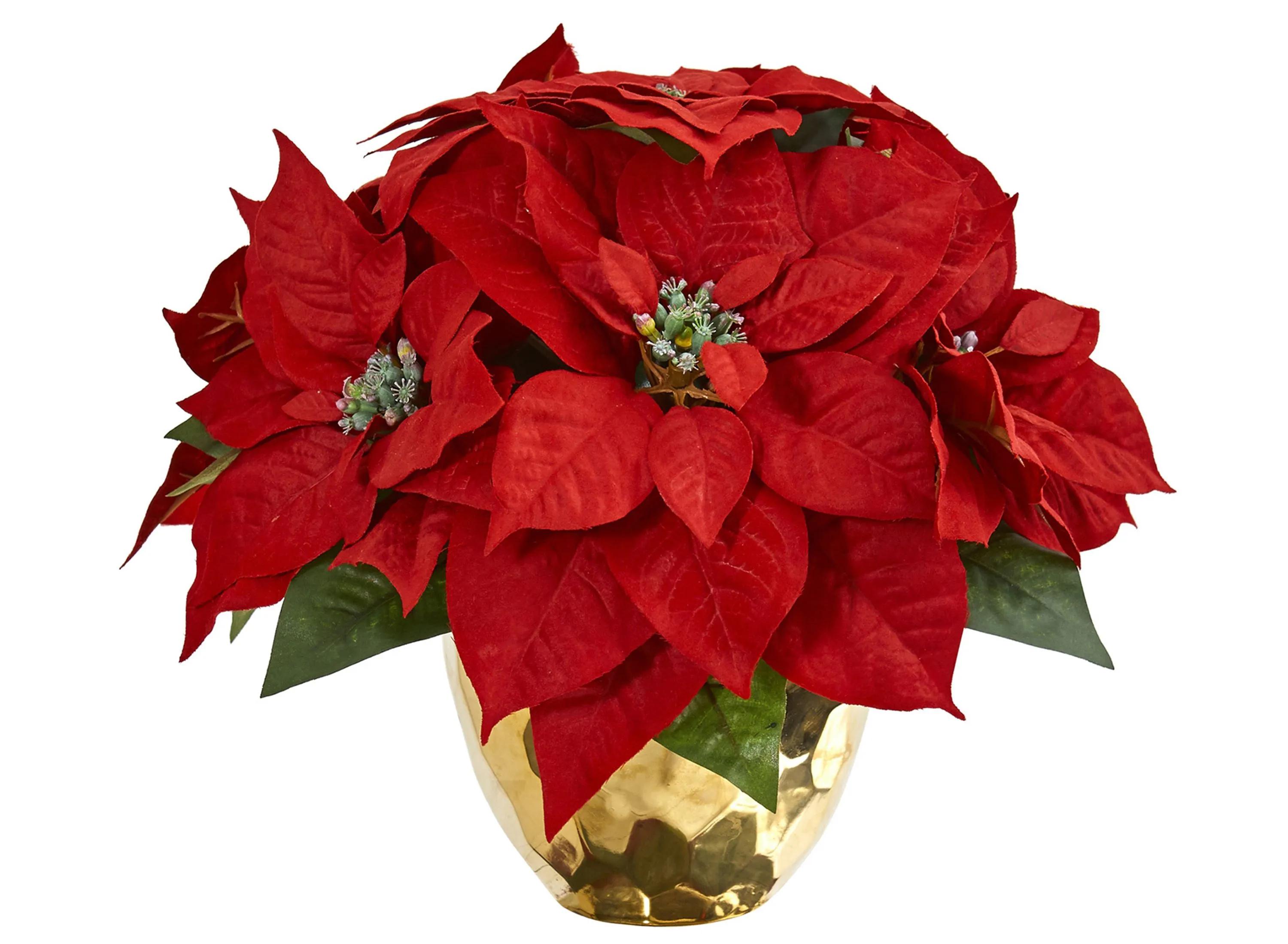 Poinsettia Artificial Arrangement