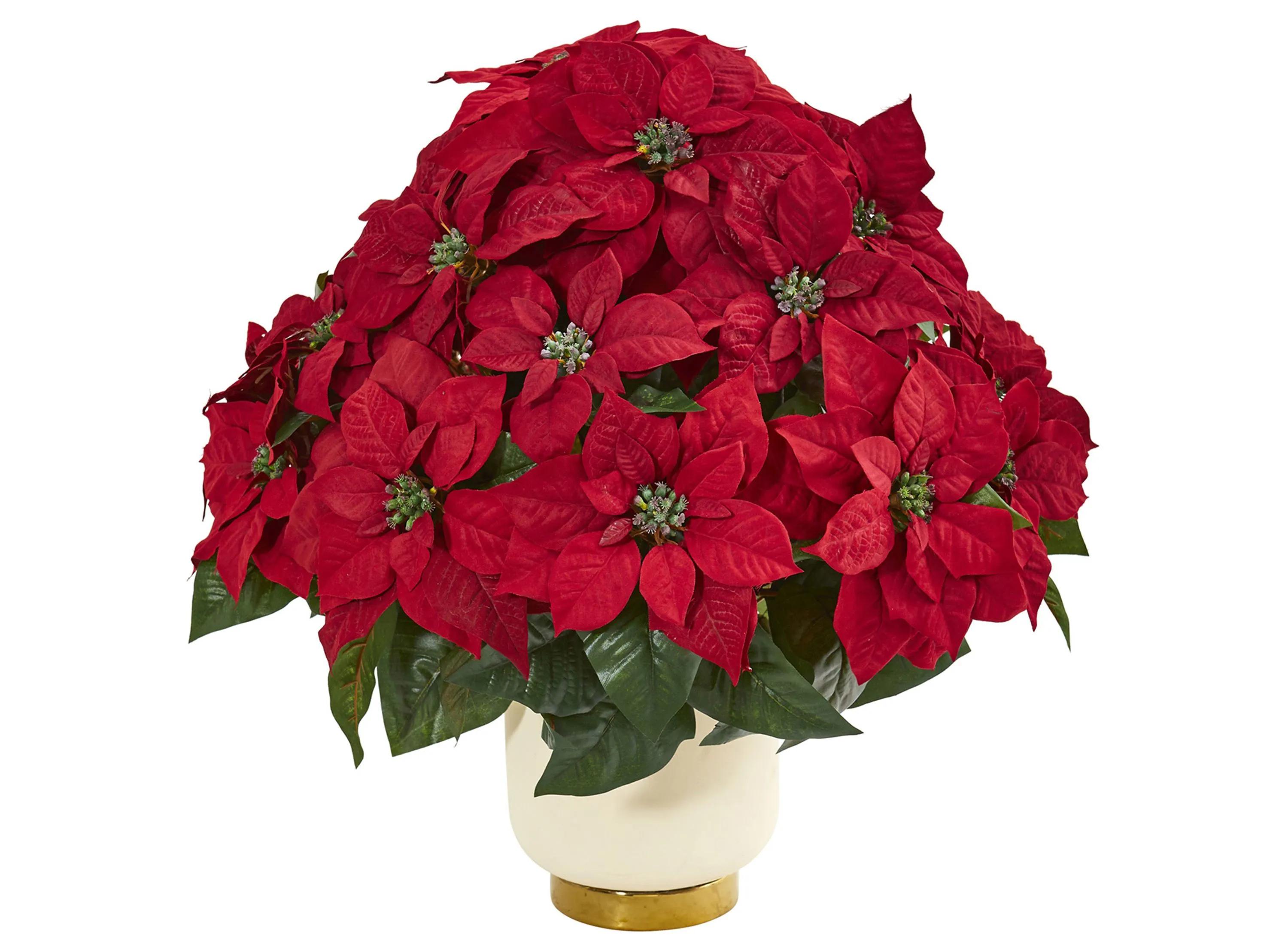 Poinsettia Artificial Arrangement