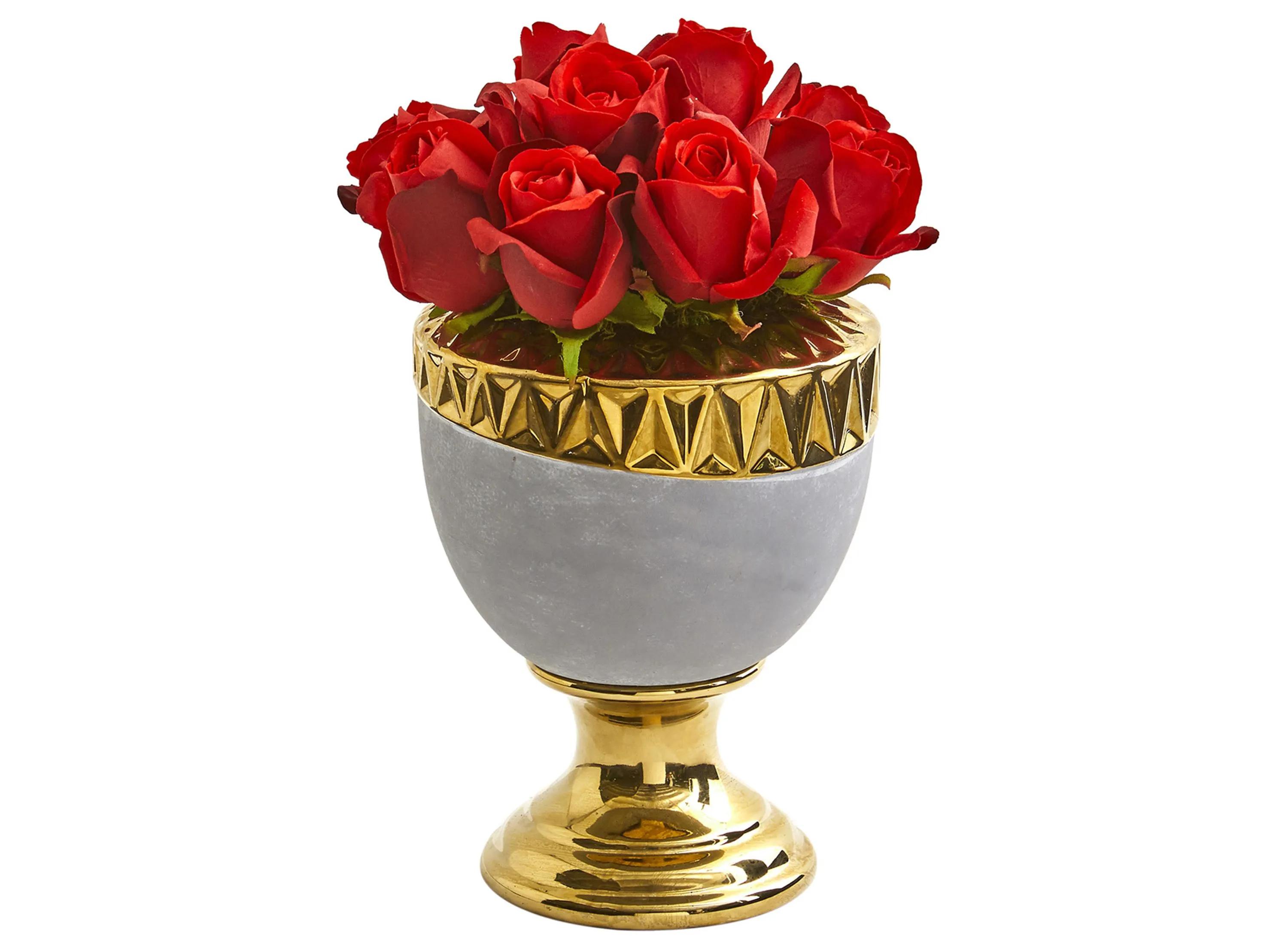 Elegant Red Rose Artificial Arrangement