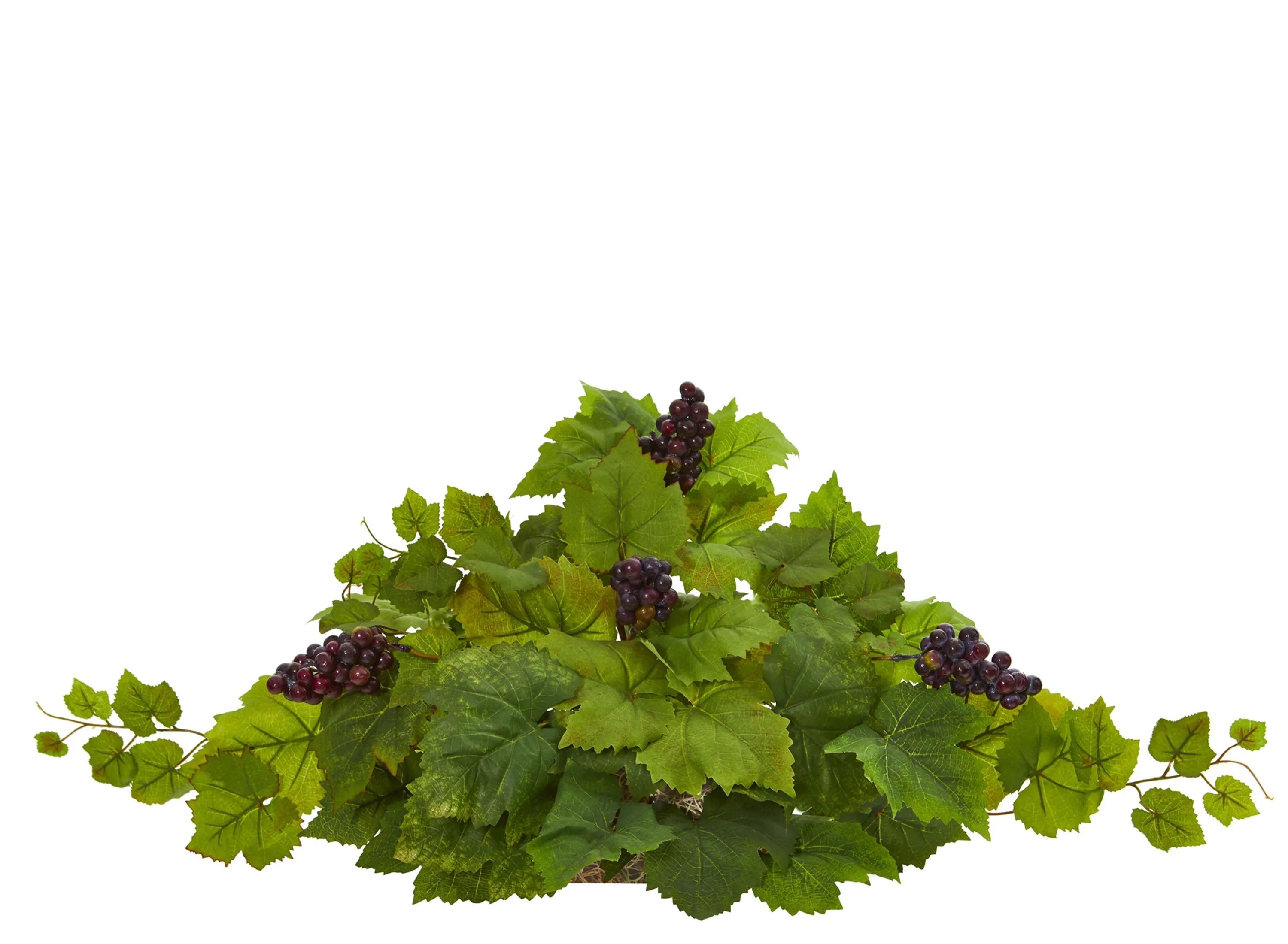 Grape Leaf Artificial Ledge Plant
