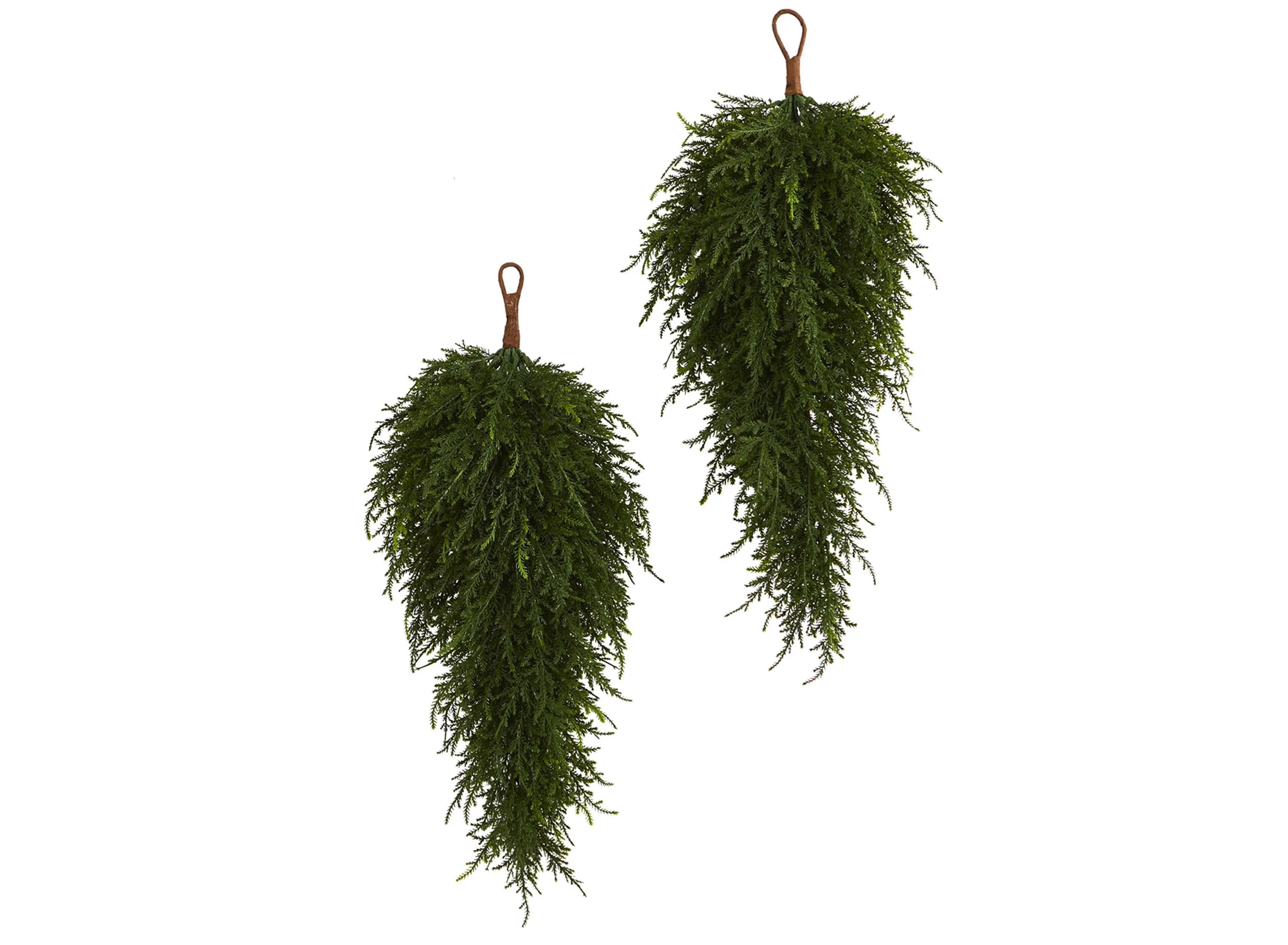 26 Cedar Artificial Teardrop: Set of 2