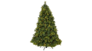 6.5ft. Pre-Lit North Carolina Mixed Pine Artificial Christmas Tree