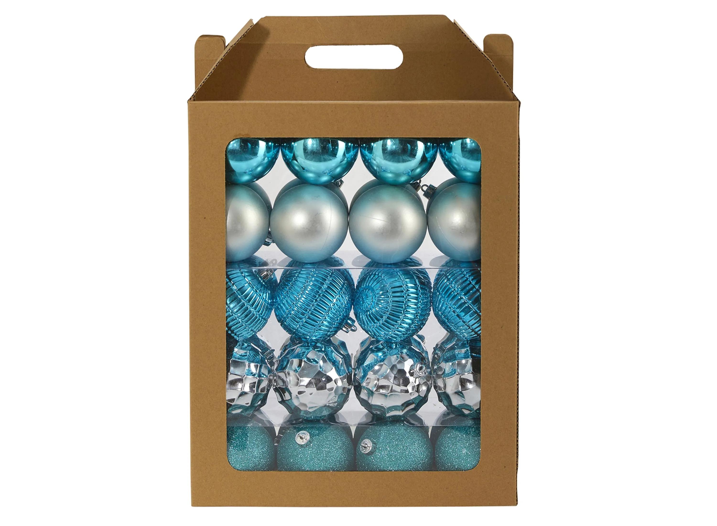 Shatterproof Christmas Tree Ornaments: Set of 40