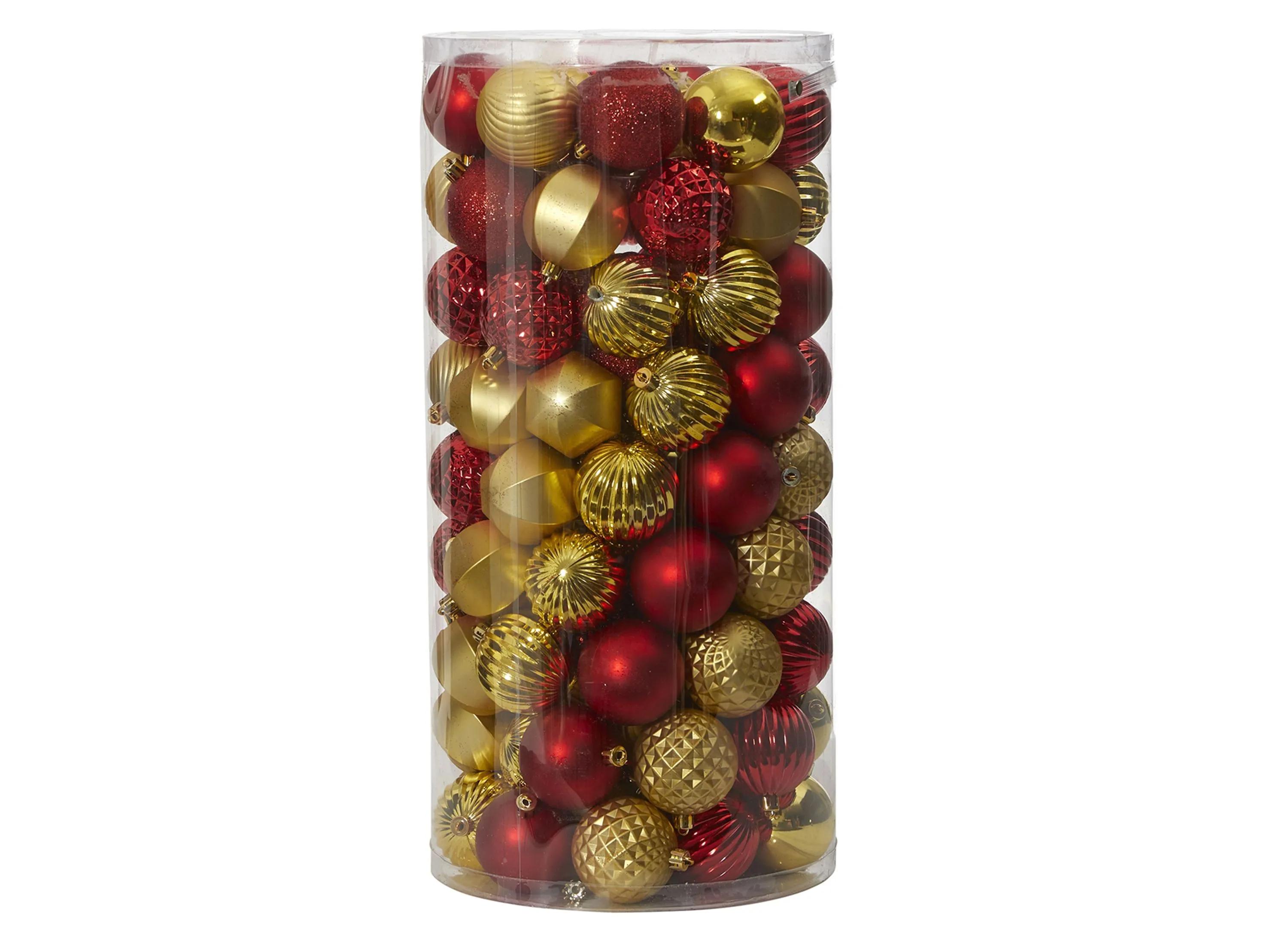 Shatterproof Christmas Tree Ornaments: Set of 101