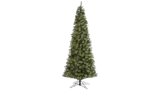 10ft. Pre-Lit Cashmere Slim Artificial Christmas Tree