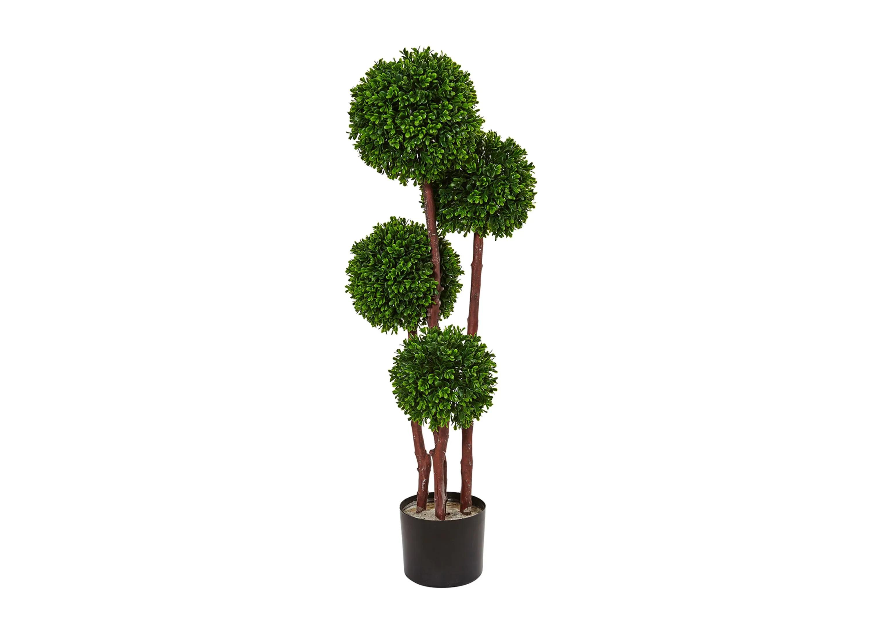 3ft. Boxwood Topiary Artificial Tree UV Resistant (Indoor/Outdoor)