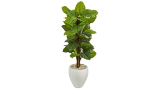 5ft. Large Leaf Philodendron Artificial Plant in Planter