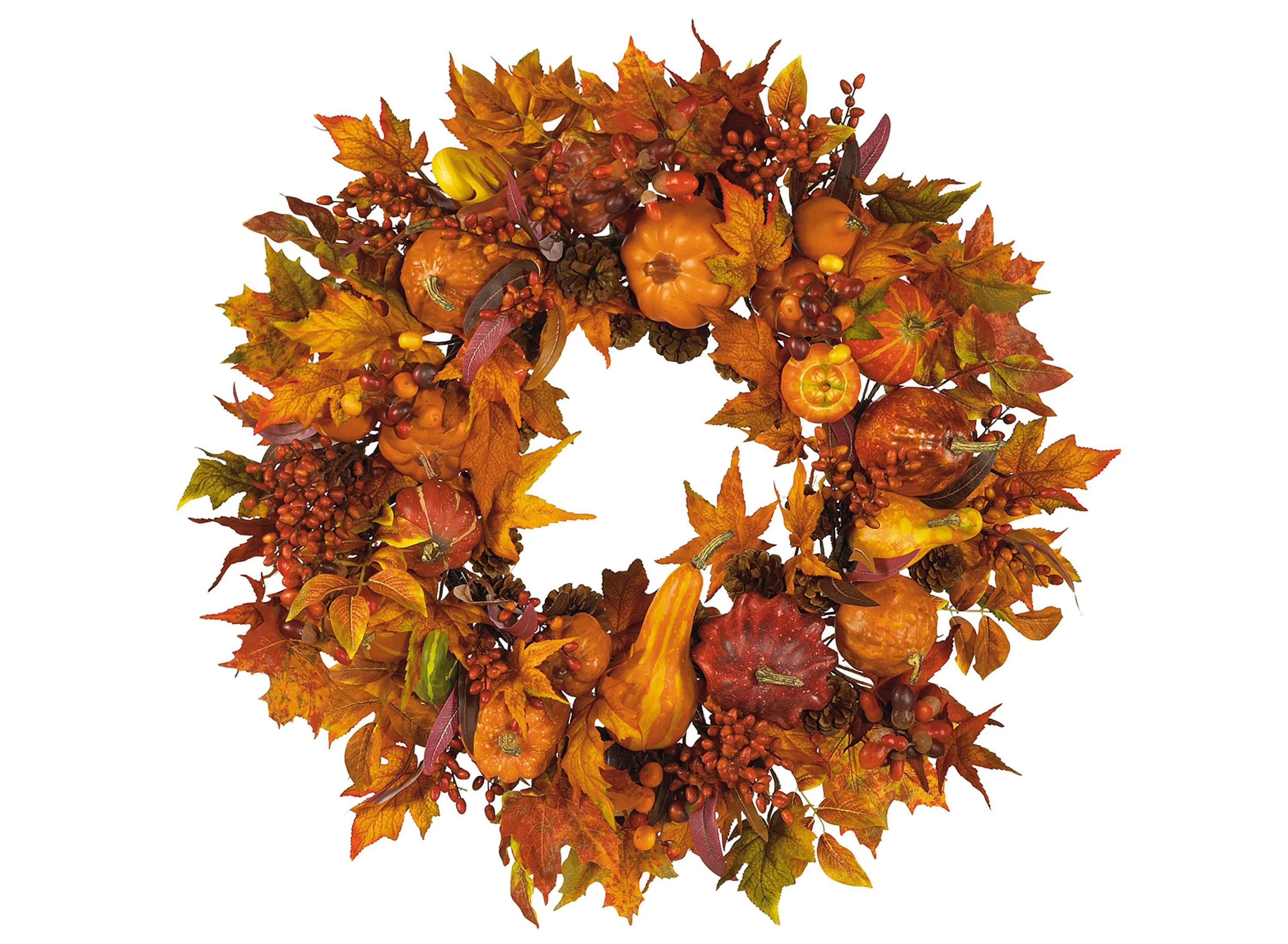 28in. Harvest Wreath