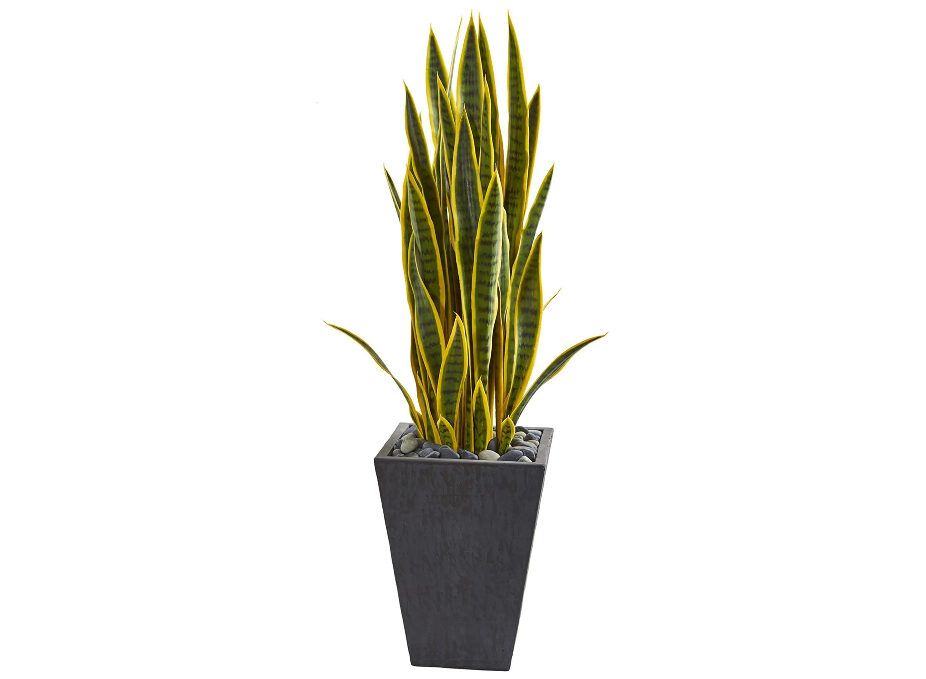140170230 3.5ft. Sansevieria Artificial Plant in Slate Plant sku 140170230