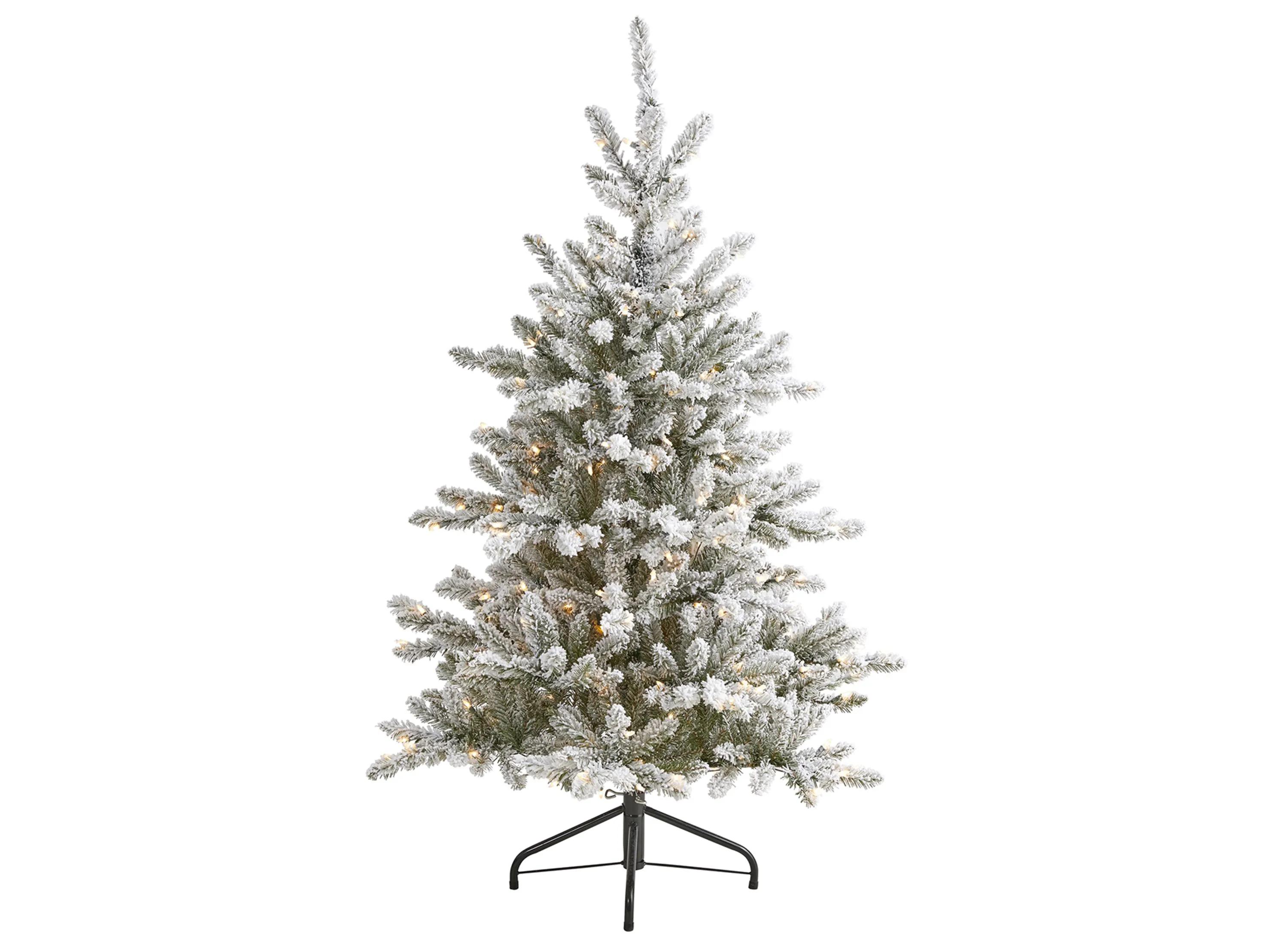 5ft. Pre-Lit Flocked West Virginia Spruce Artificial Christmas Tree