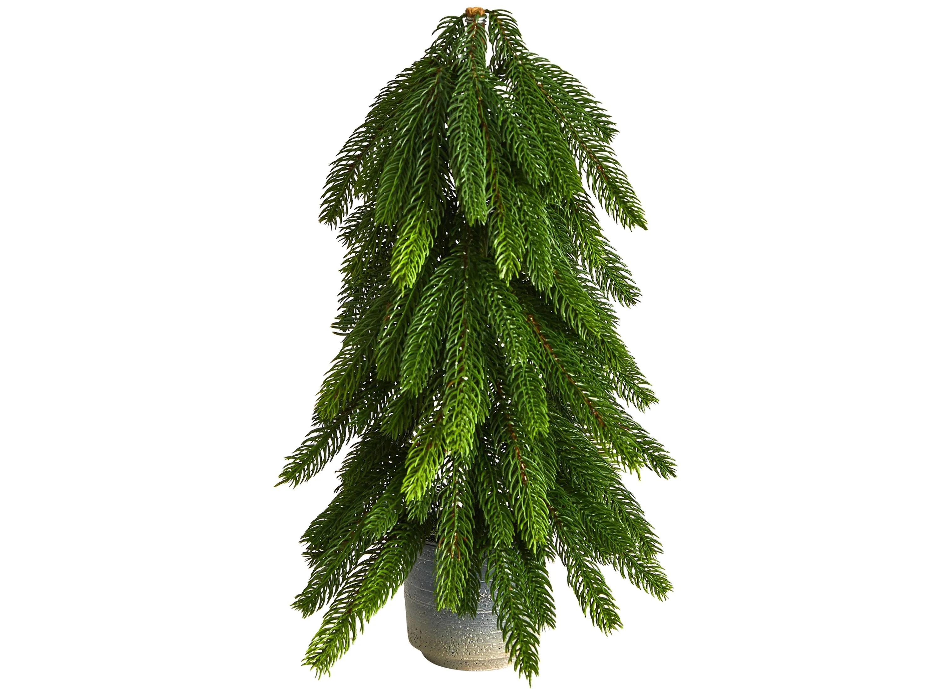 17 Christmas Pine Artificial Tree in Decorative Planter