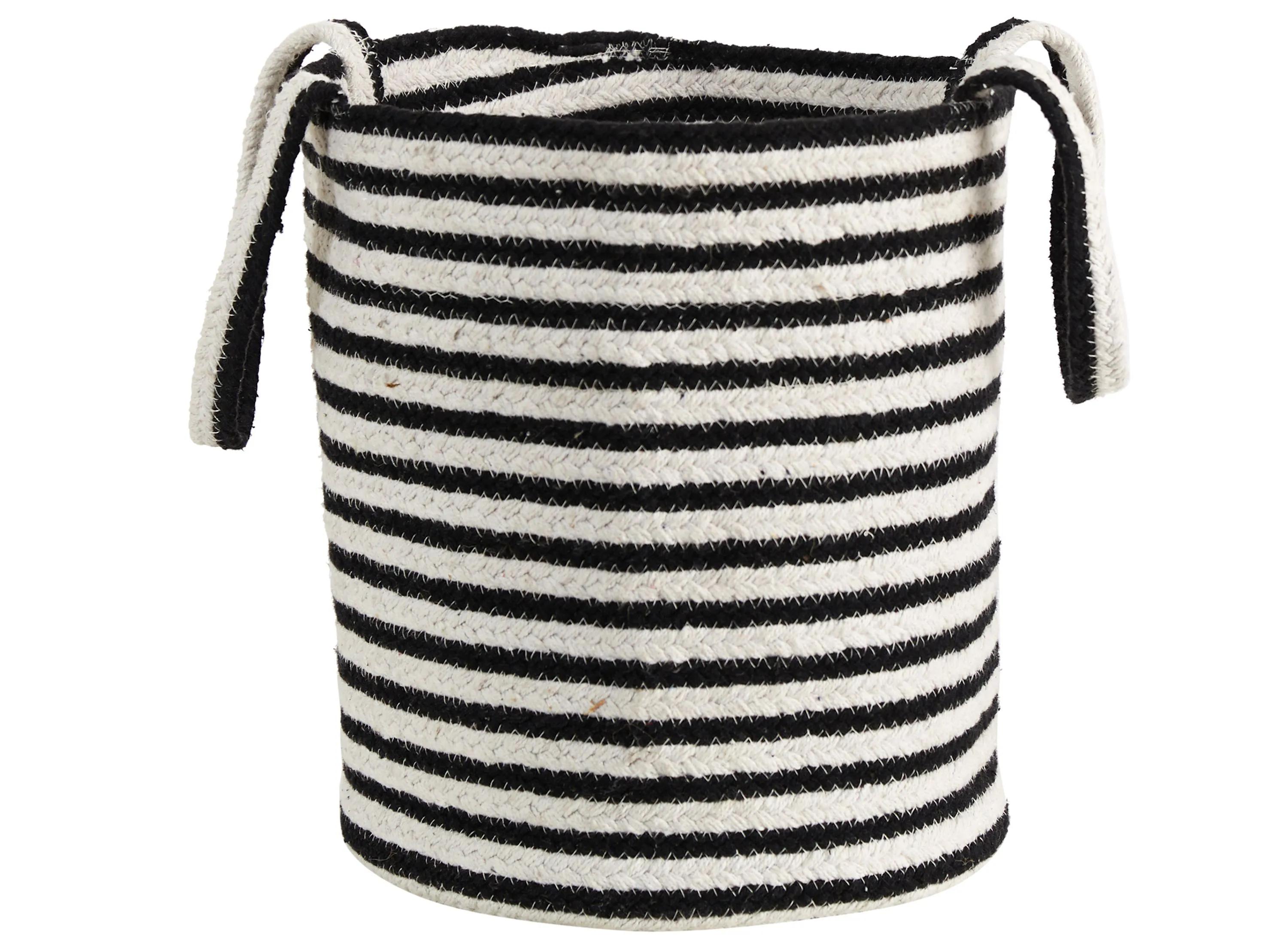 13 Black and White Basket Planter