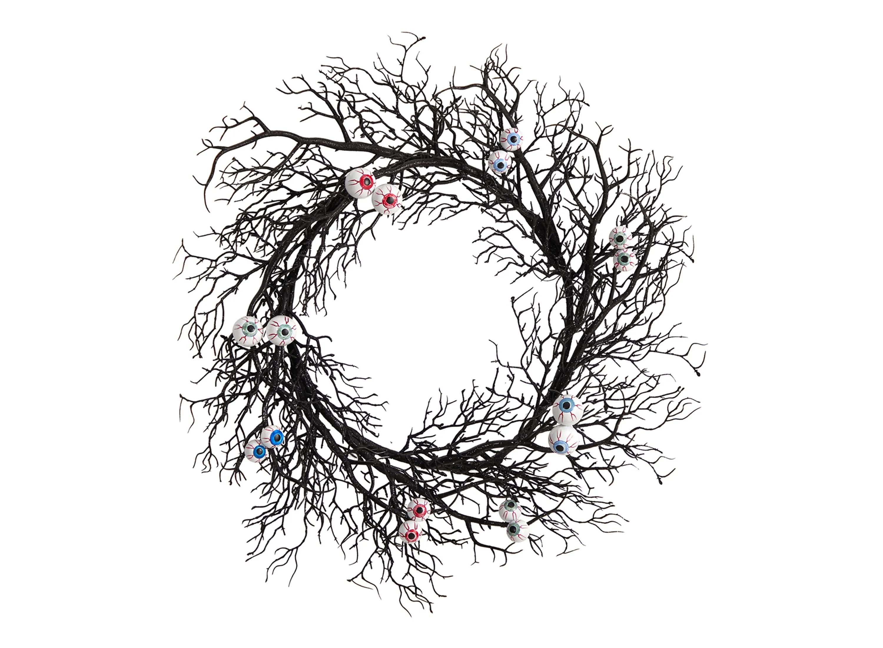 Crisp 30 Eyeball Twig Wreath