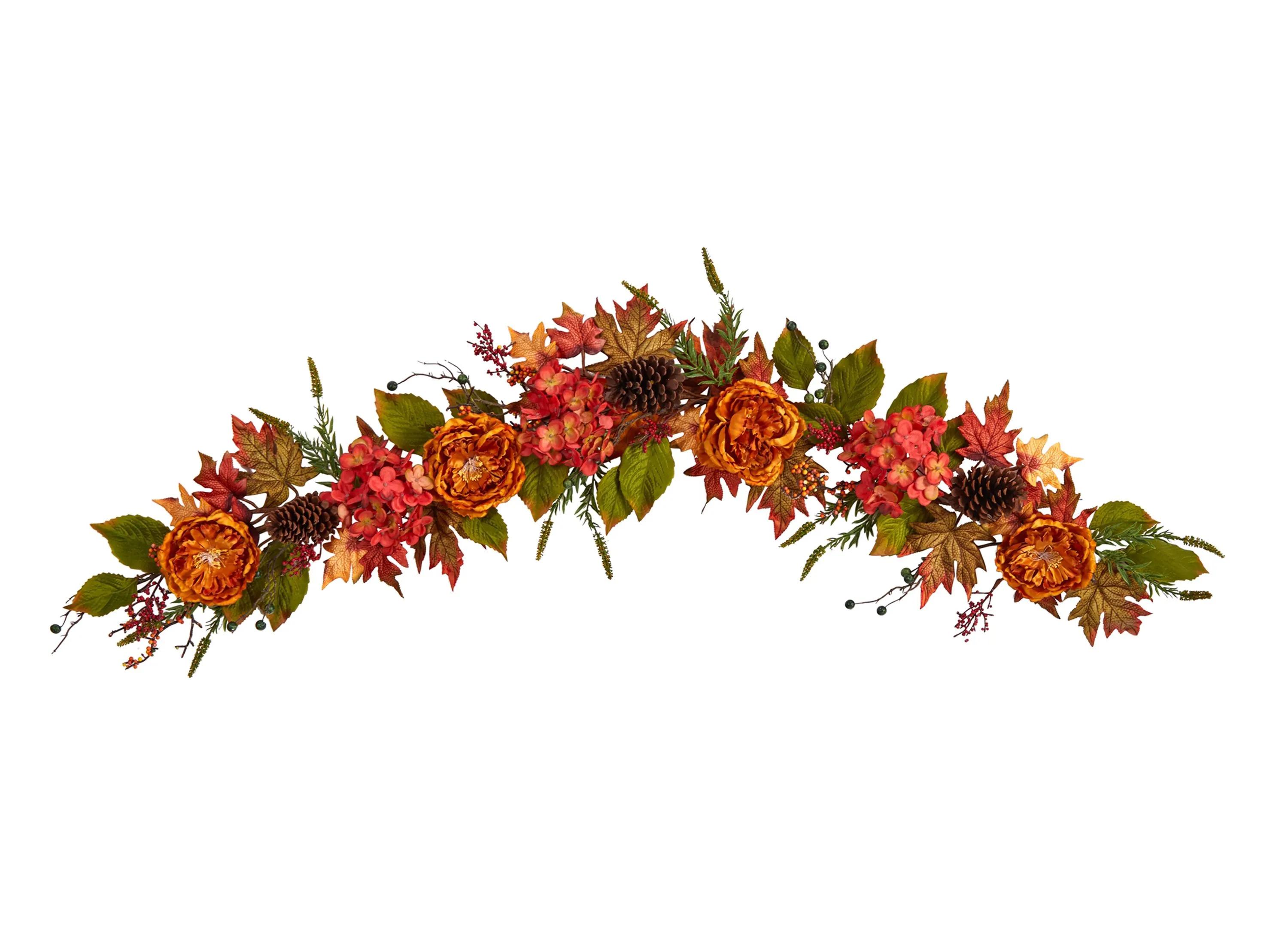 Crisp 6ft Ranunculus and Hydrangea Garland