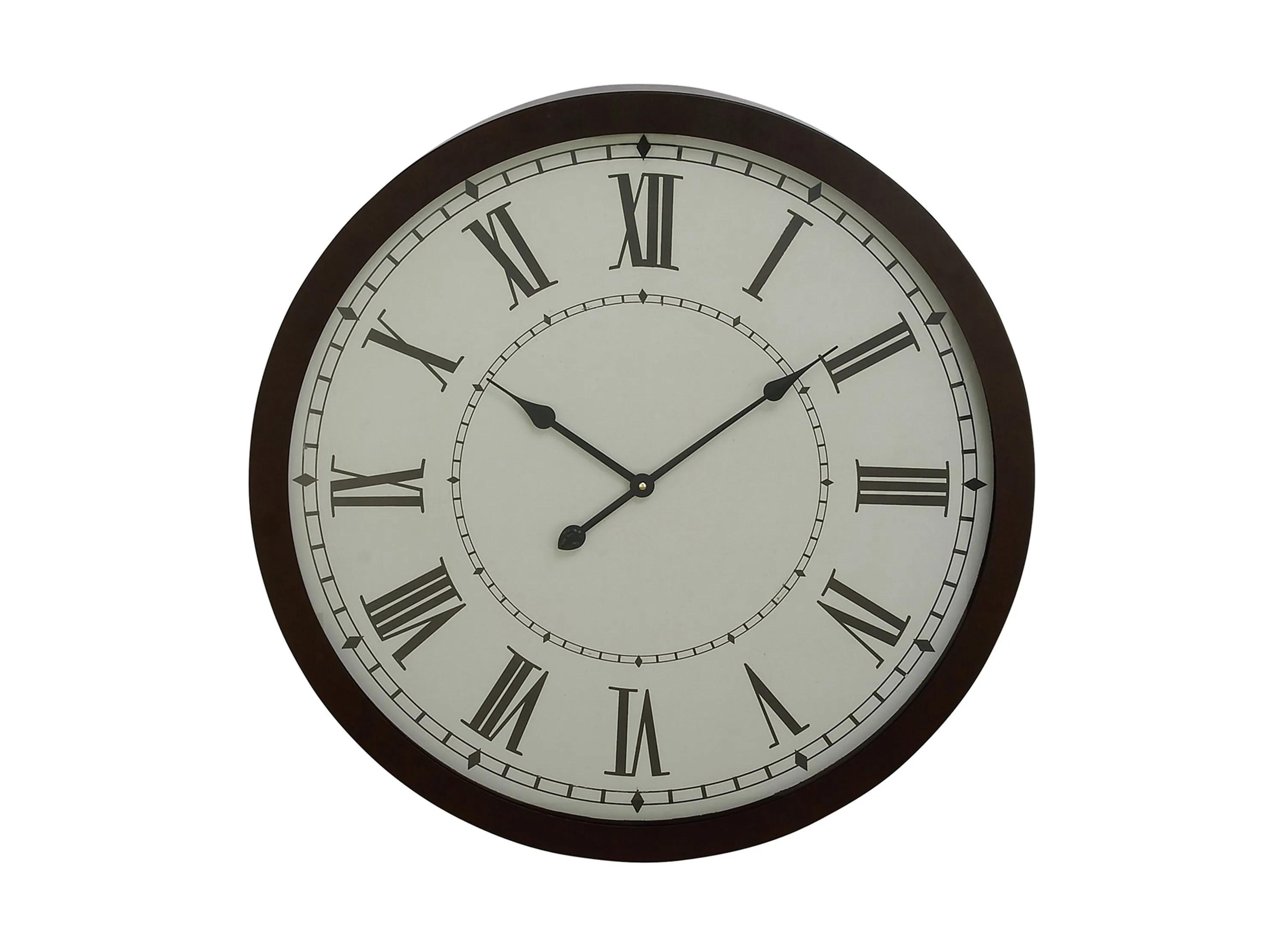 Ivy Collection Rayshawn Wall Clock