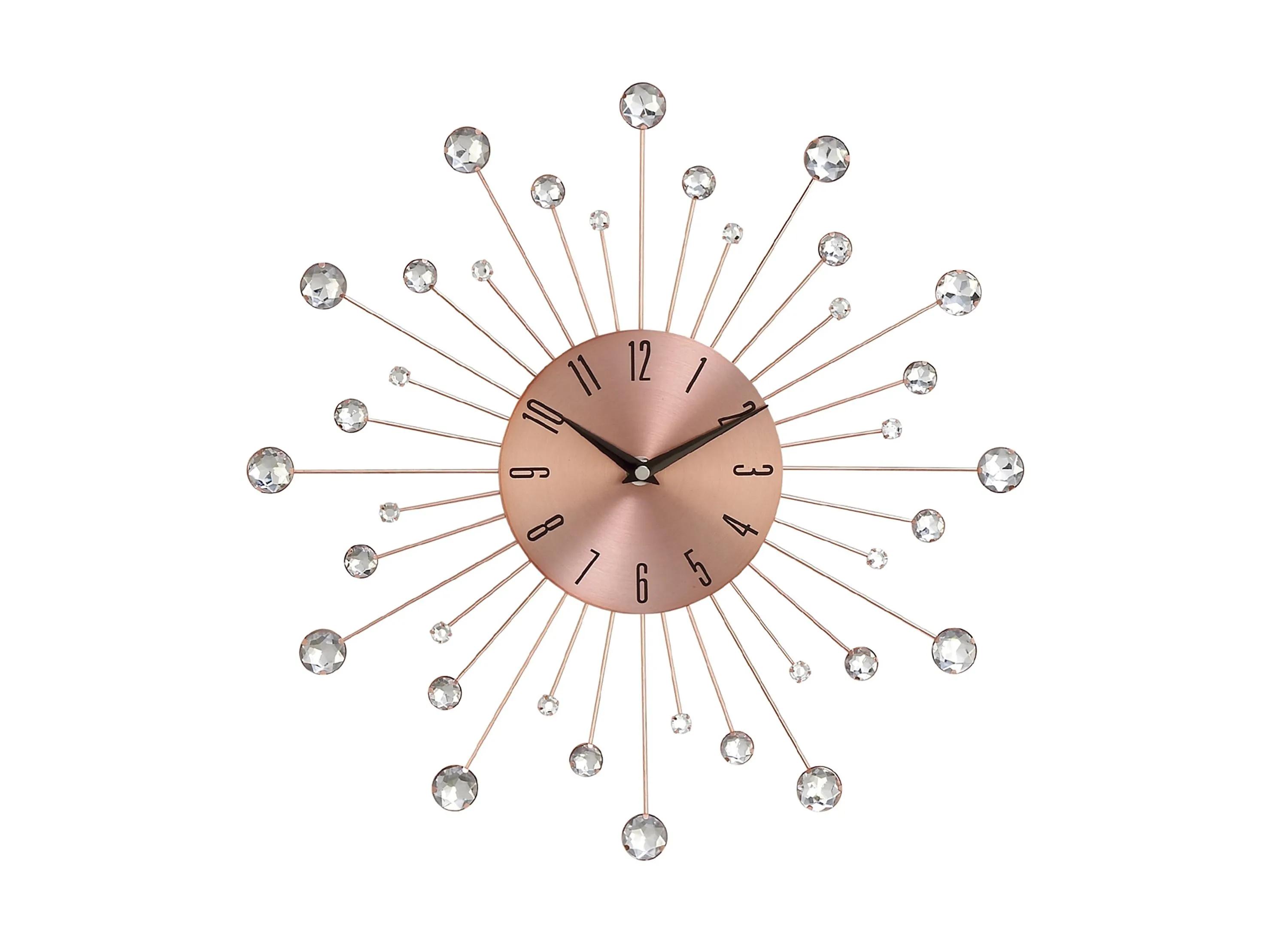 Ivy Collection Glam Wall Clock