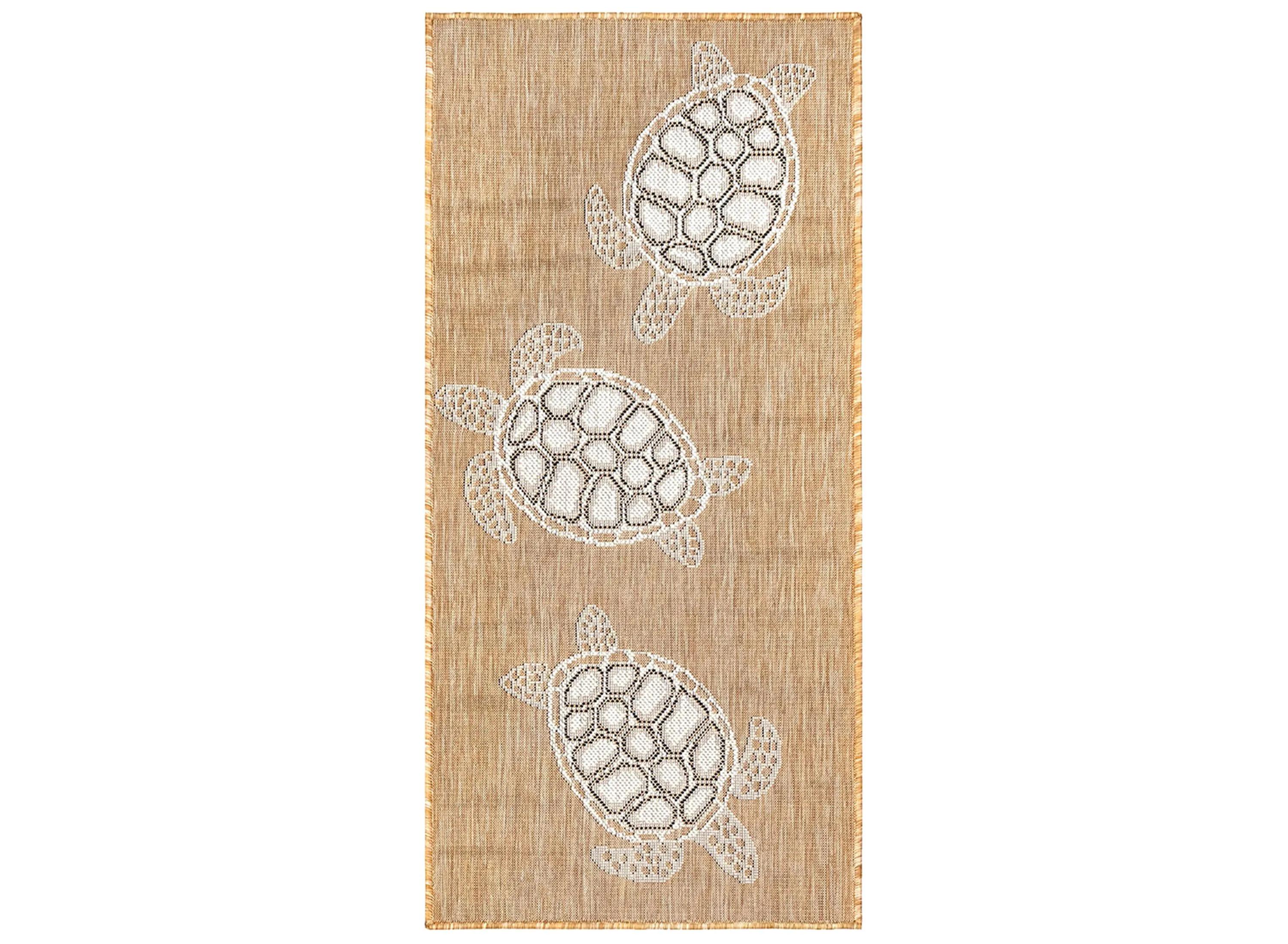 Liora Manne Carmel Sea Turtles Rectangular Runner