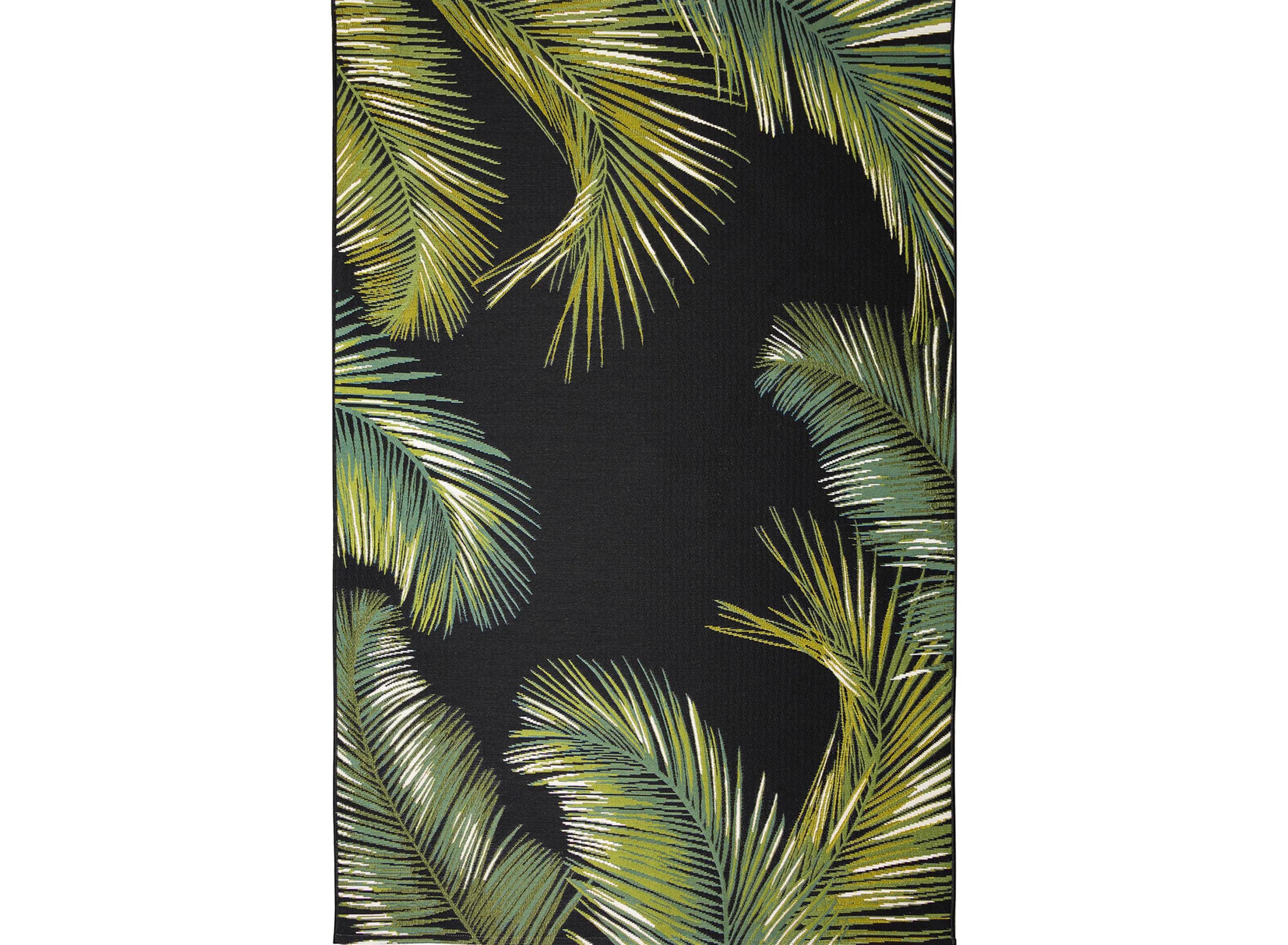 Marina Palm Border Indoor/Outdoor Area Rug