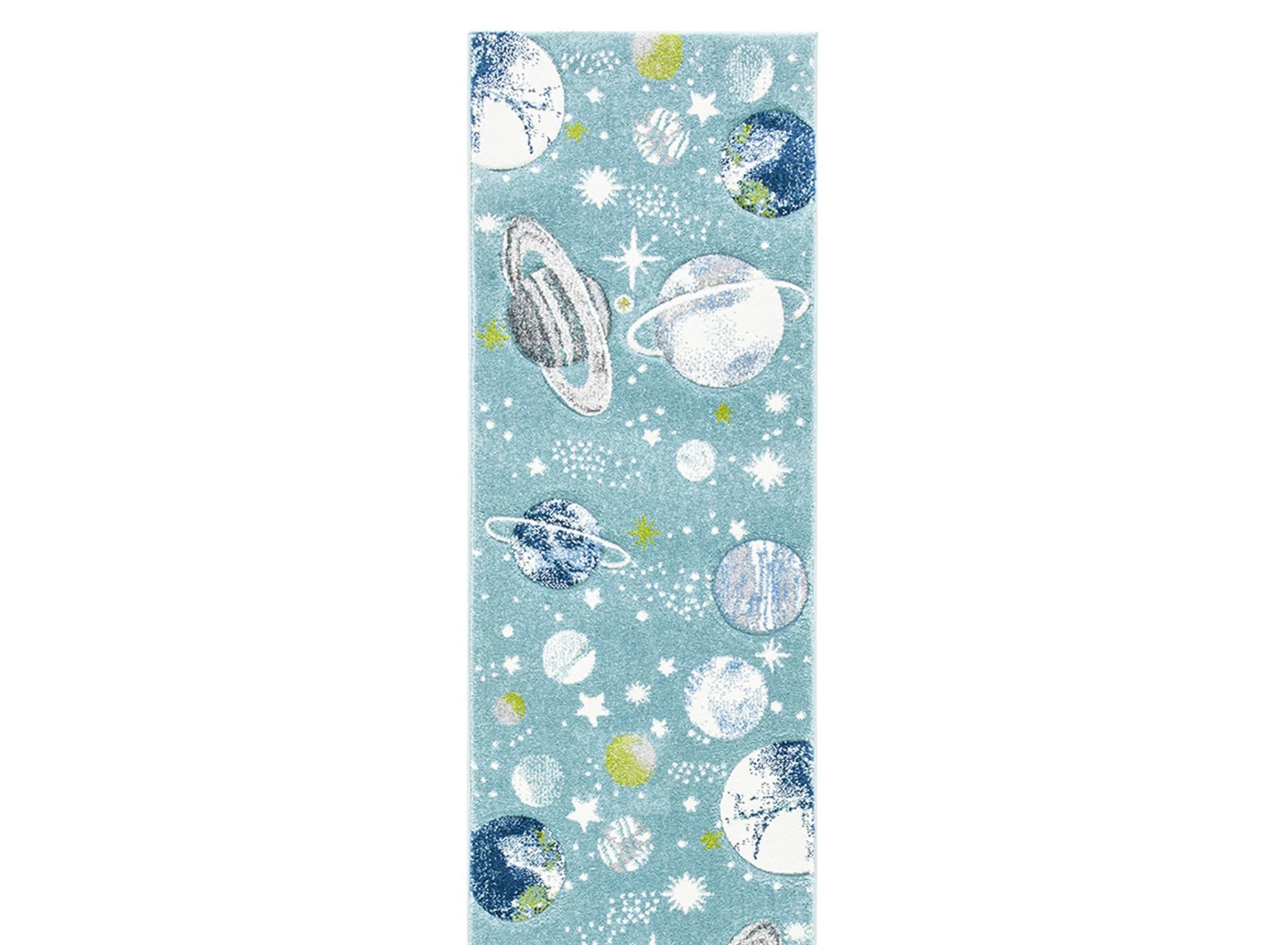 Carousel Planets Kids Runner Rug