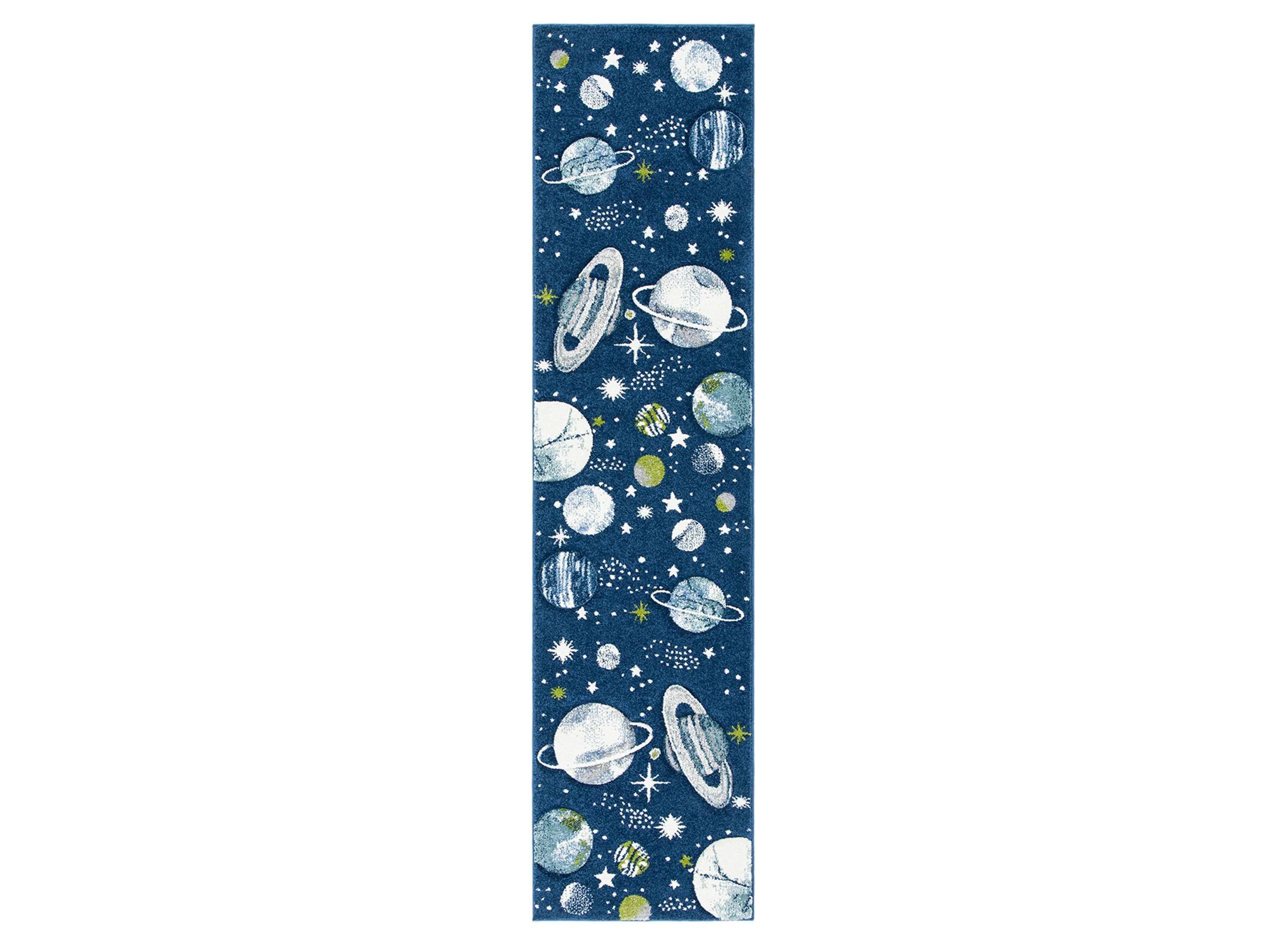 Carousel Planets Kids Runner Rug