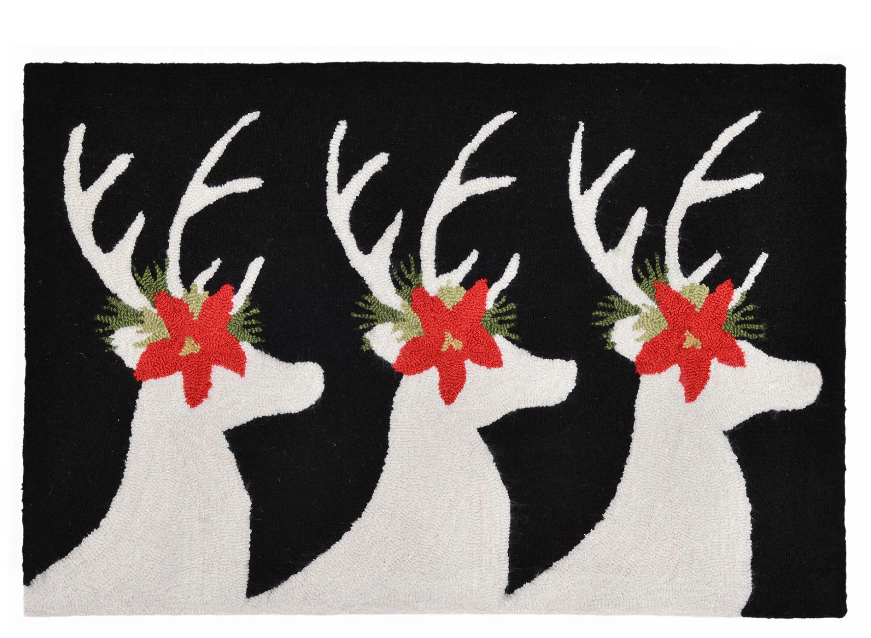 Frontporch Reindeer Indoor/Outdoor Area Rug