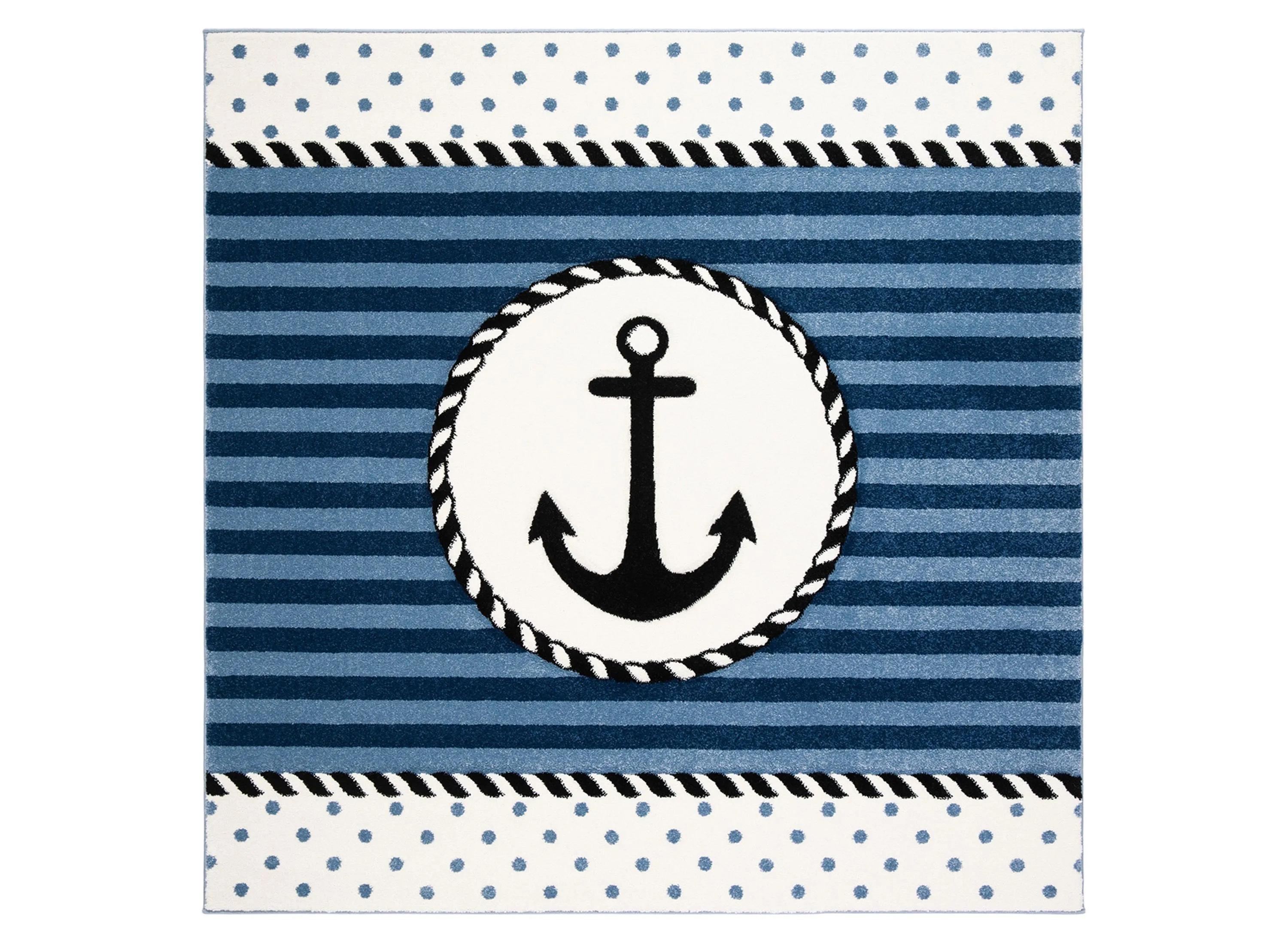 Carousel Anchor Kids Area Rug