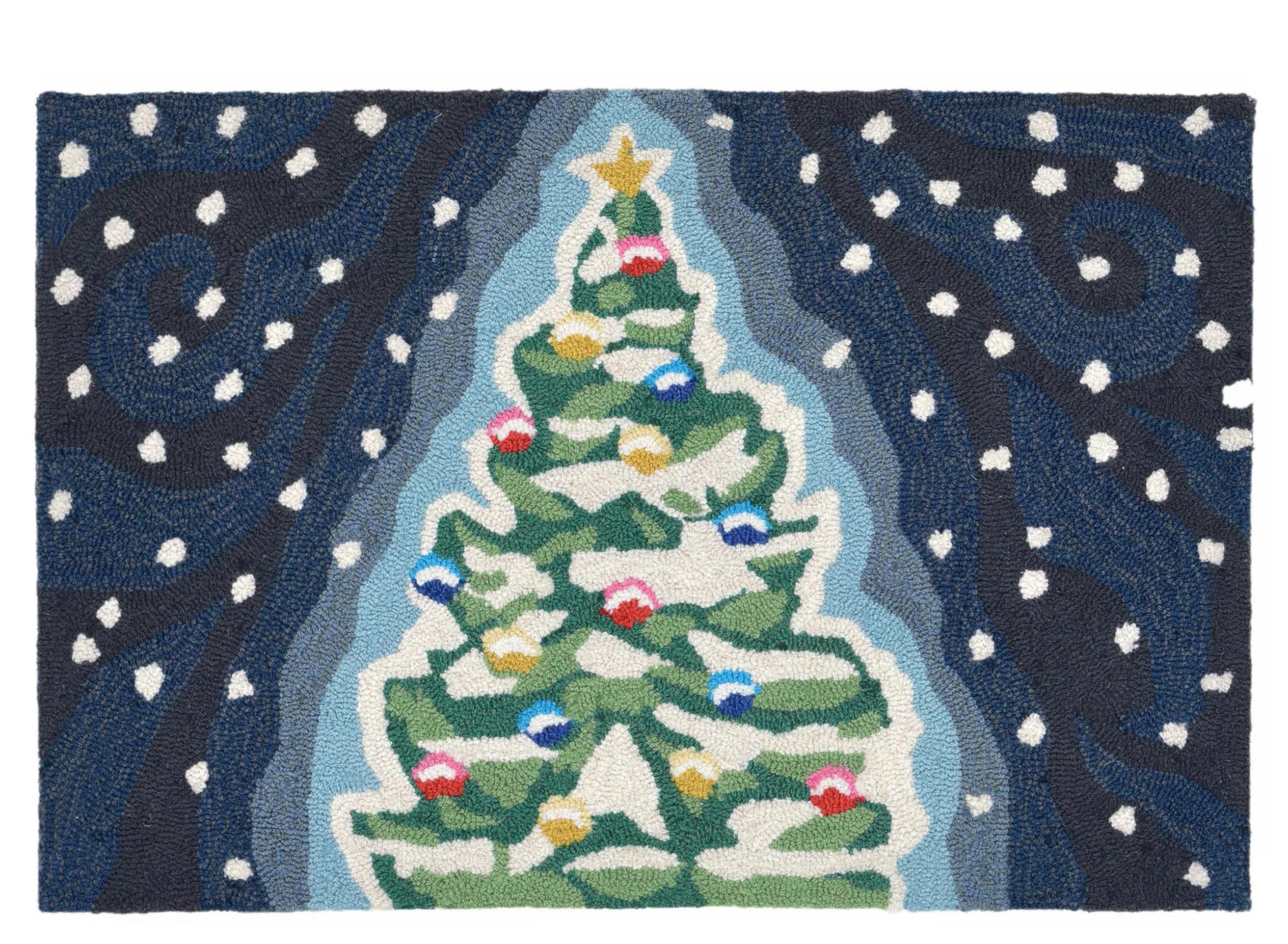 Frontporch Xmas Tree Indoor/Outdoor Area Rug