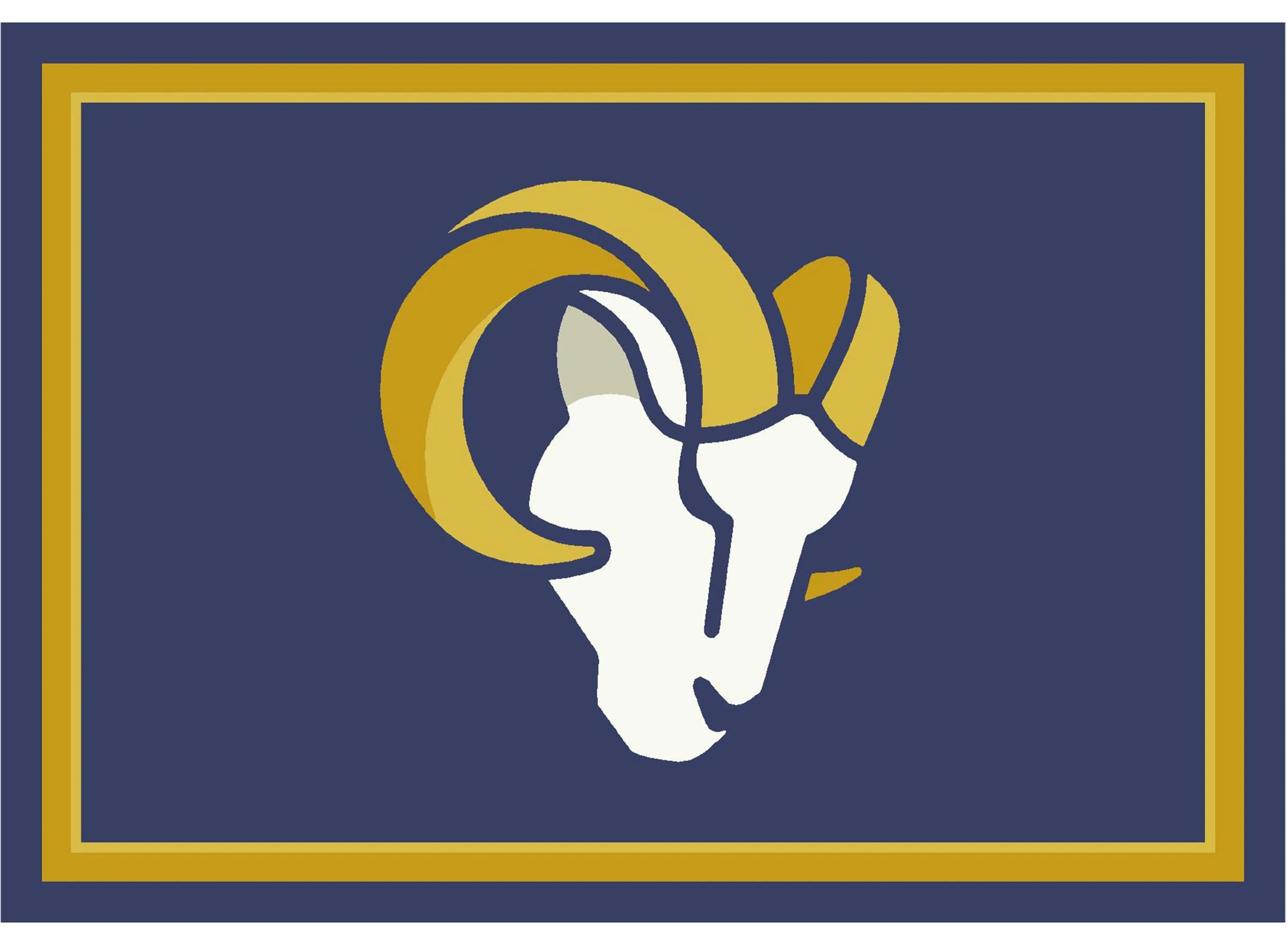 Los Angeles Rams Imperial 3'10'' x 5'4'' Spirit Rug