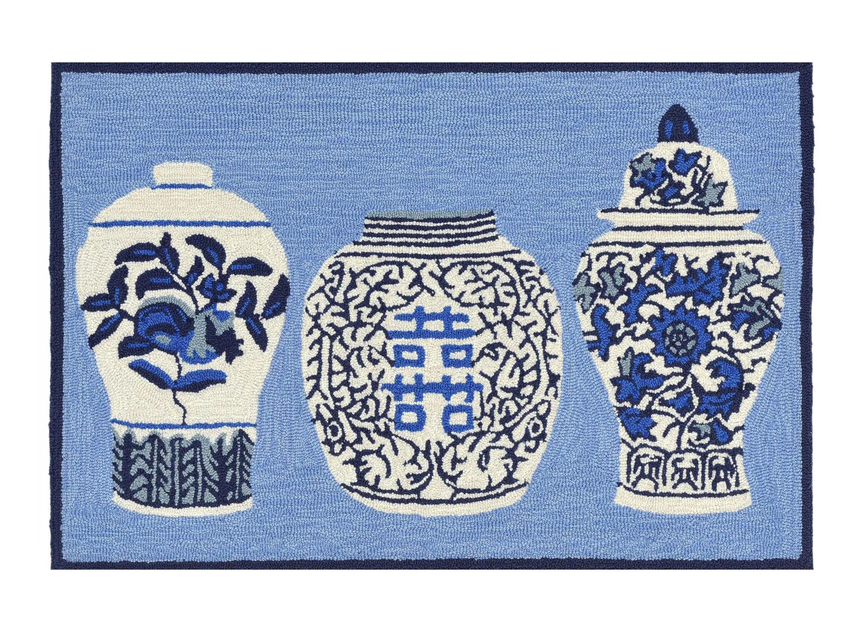 Liora Manne Ginger Jars Front Porch Rug