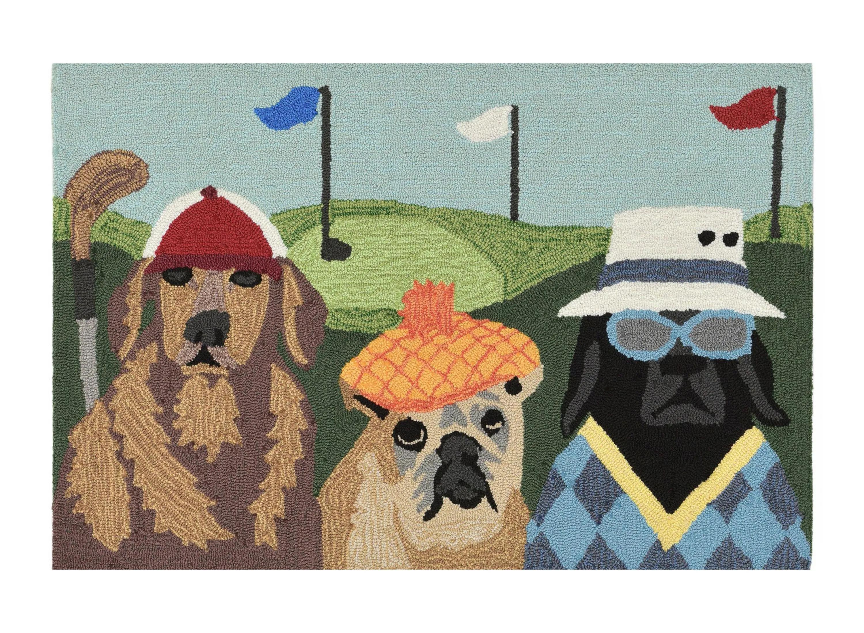 Liora Manne Putts & Mutts Front Porch Rug