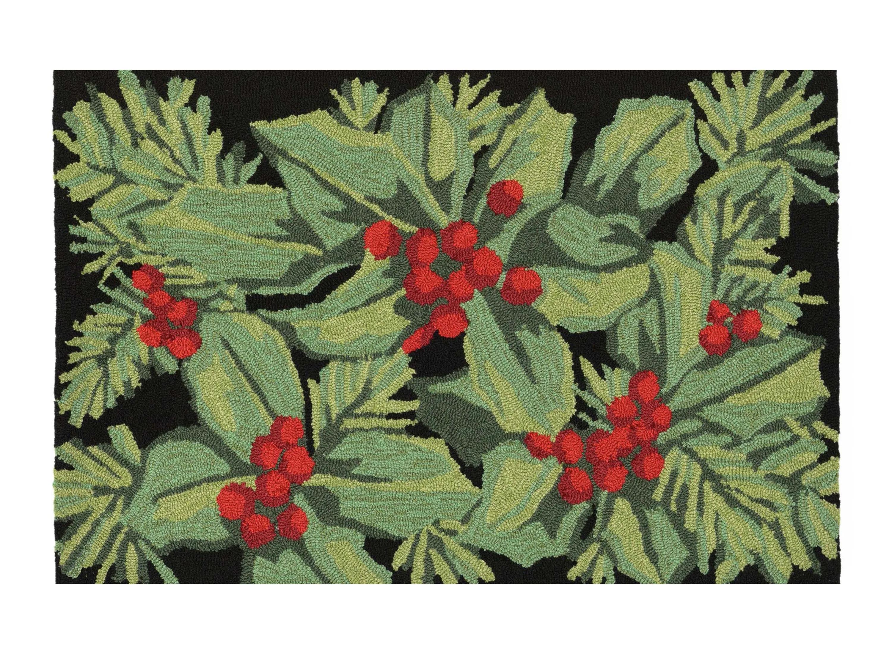 Liora Manne Hollyberries Front Porch Rug