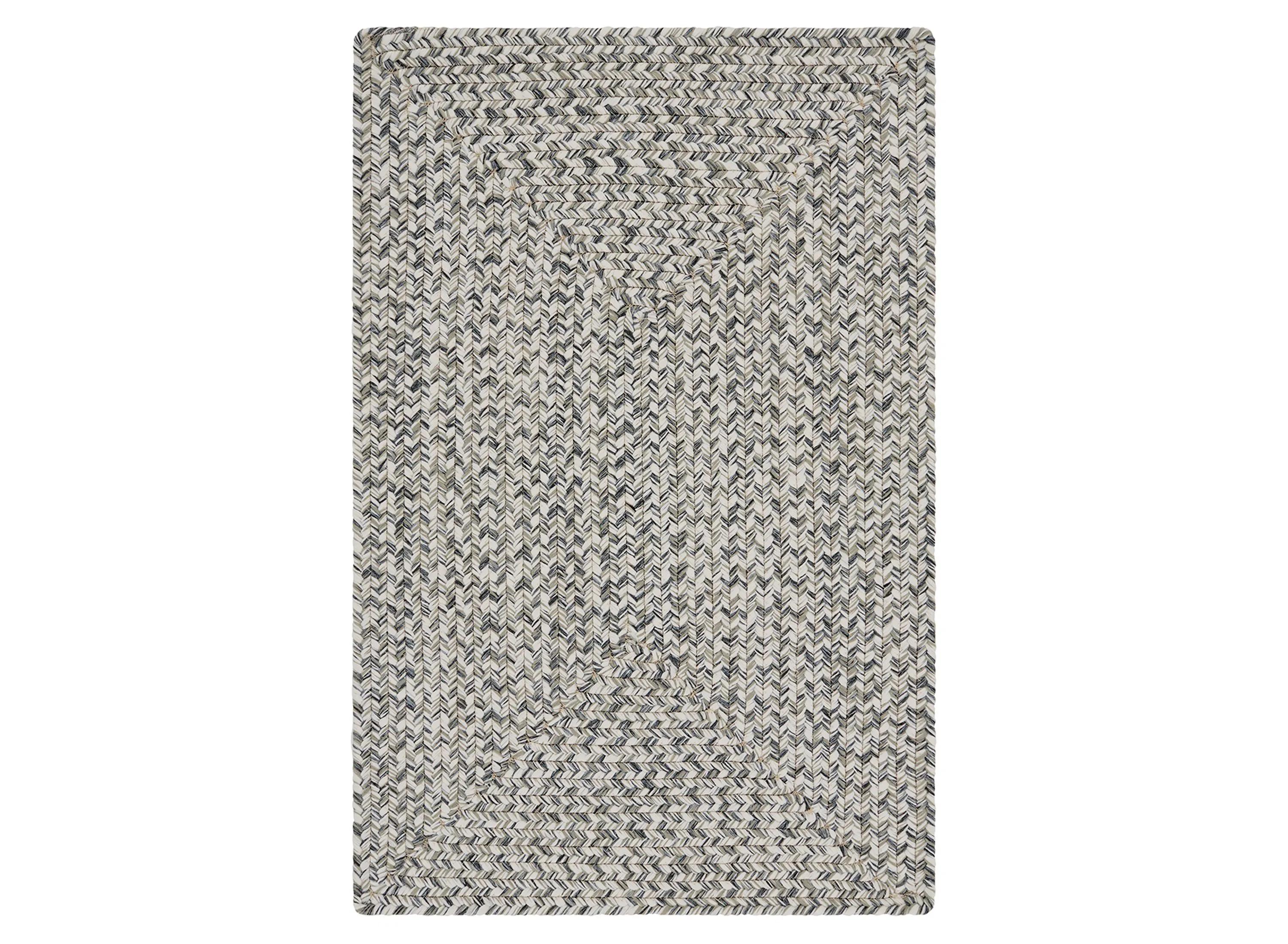 CPK2302-23 2 x 3 ft. Chesapeake Bay Rectangle Rug, Black, Charcoal & Cream