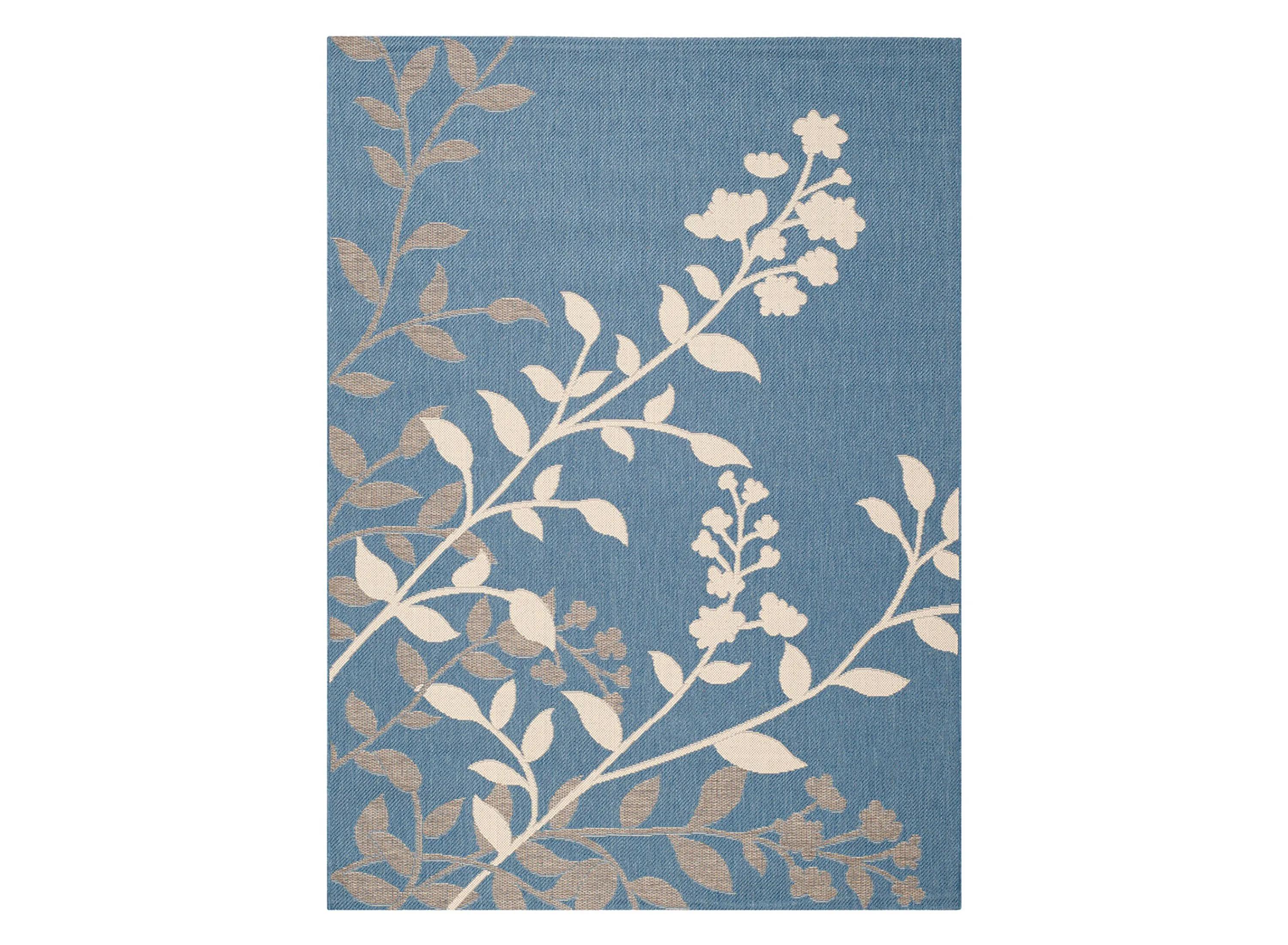 Courtyard Floral Indoor/Outdoor Area Rug