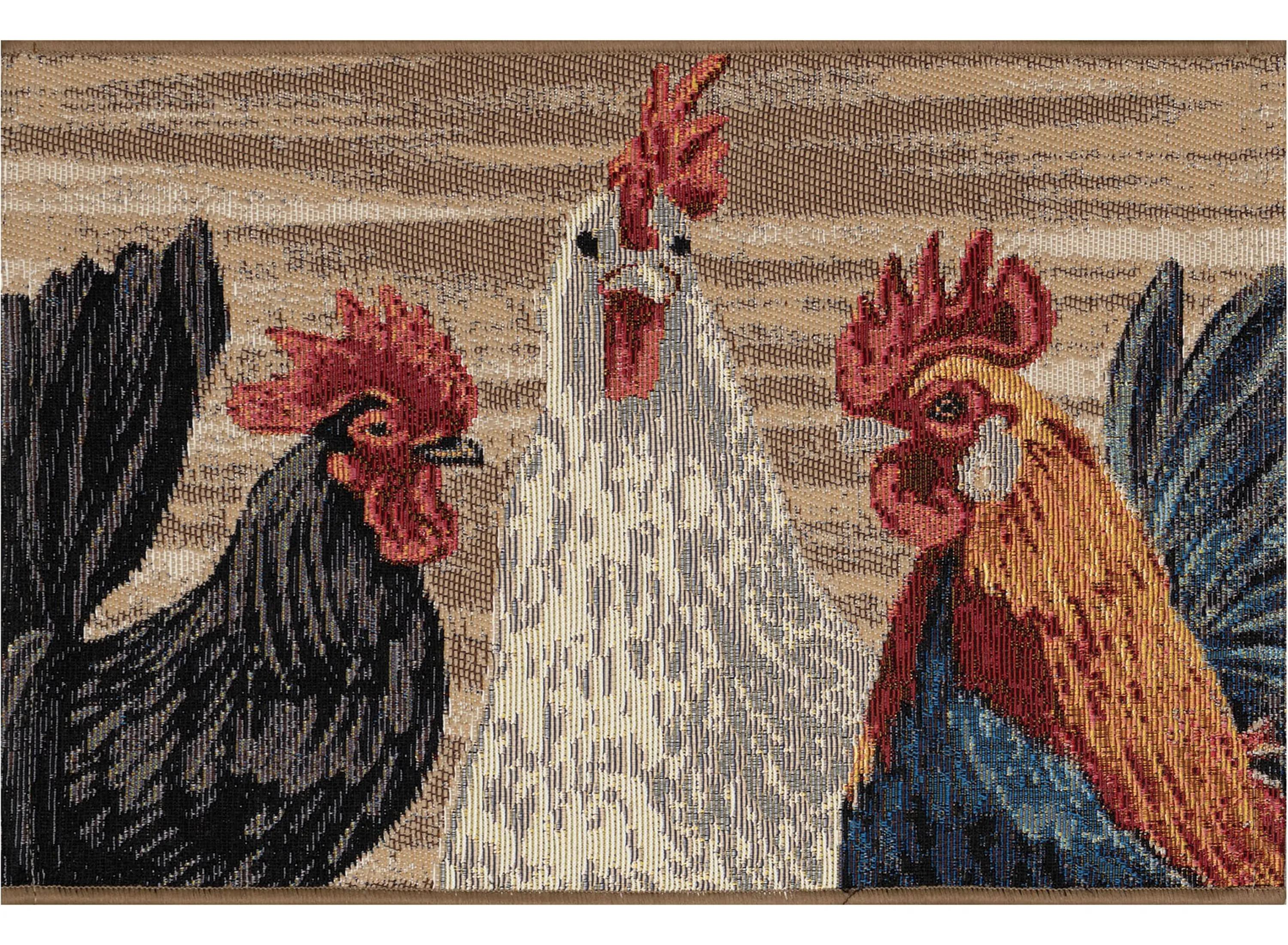 171067110 Esencia Three Roosters Mat sku 171067110