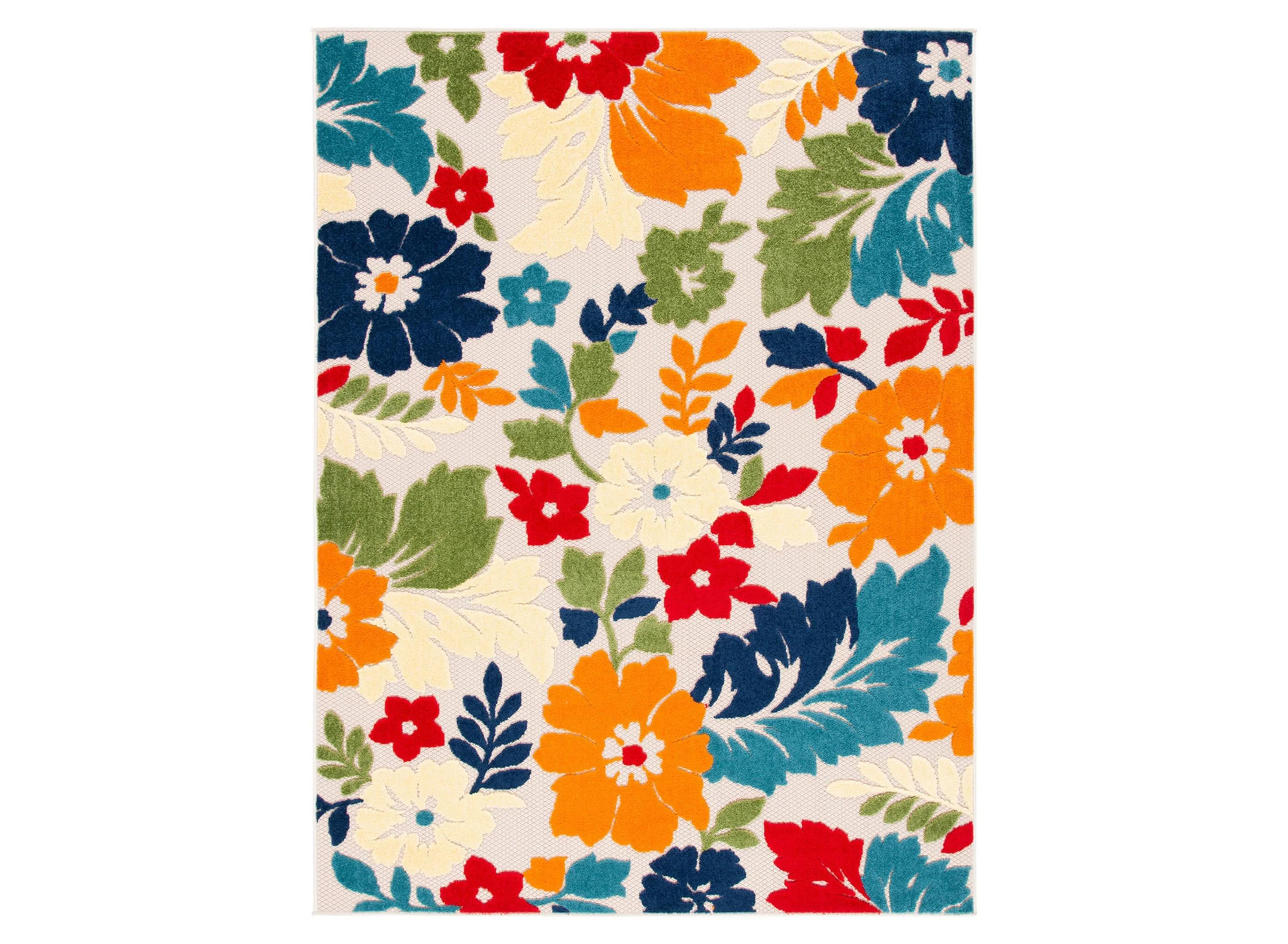 Safavieh Cabana Emma 4'-5" X 6'-5" Rug - Orange