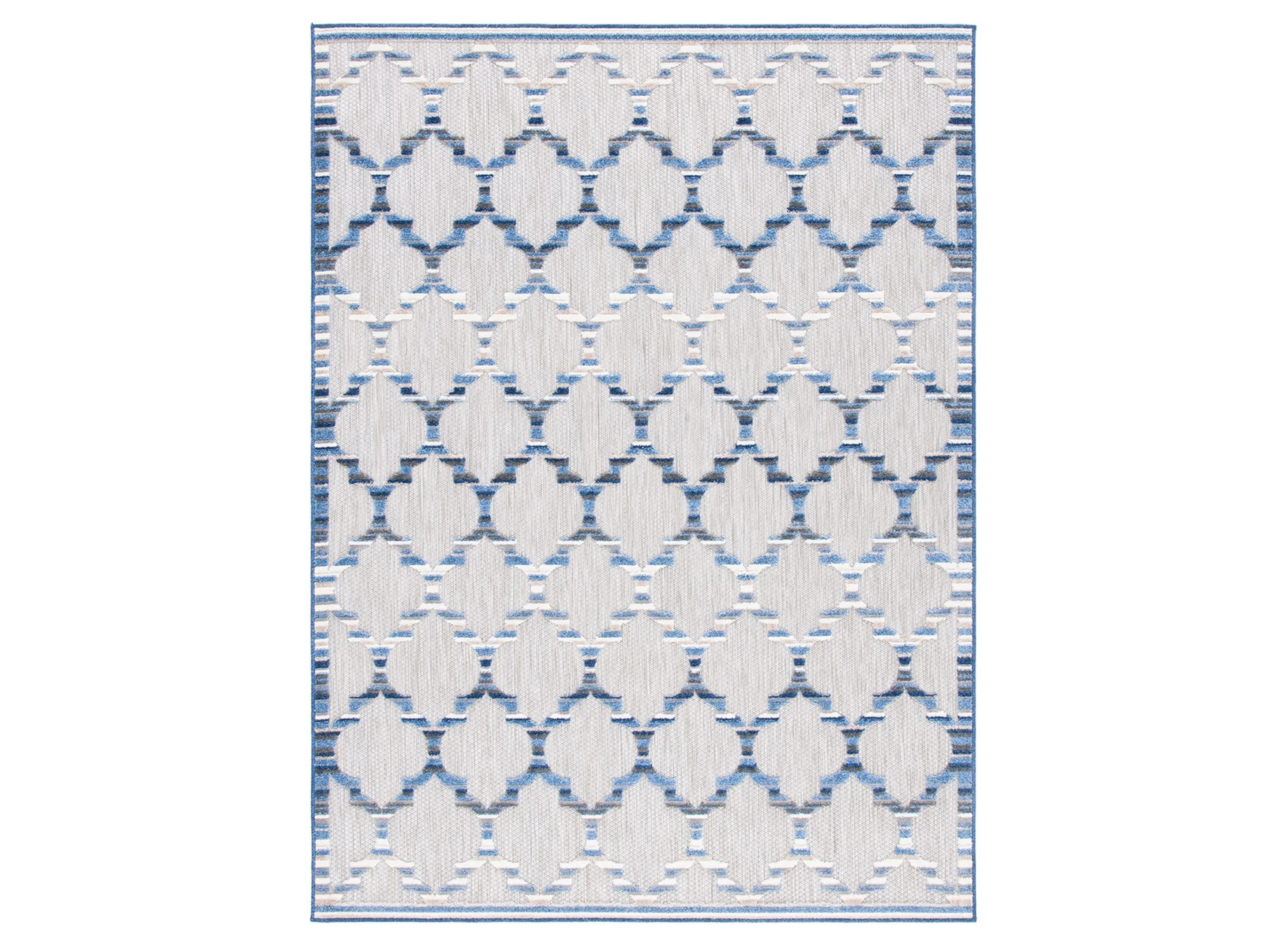 Safavieh Cabana Isabella 4'-5" X 6'-5" Rug - Gray/Grey